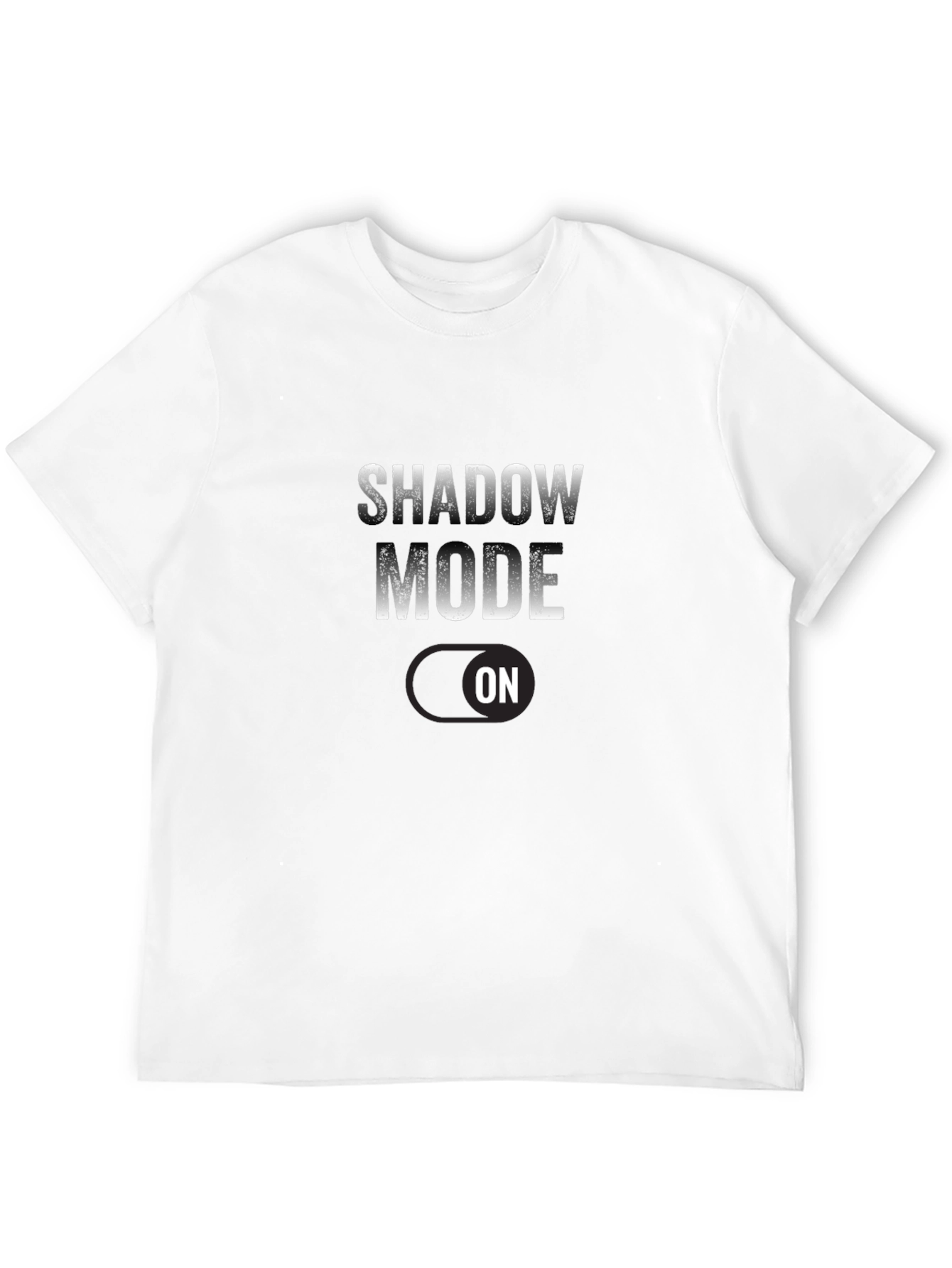 Shadow Mode On Black T-Shirt