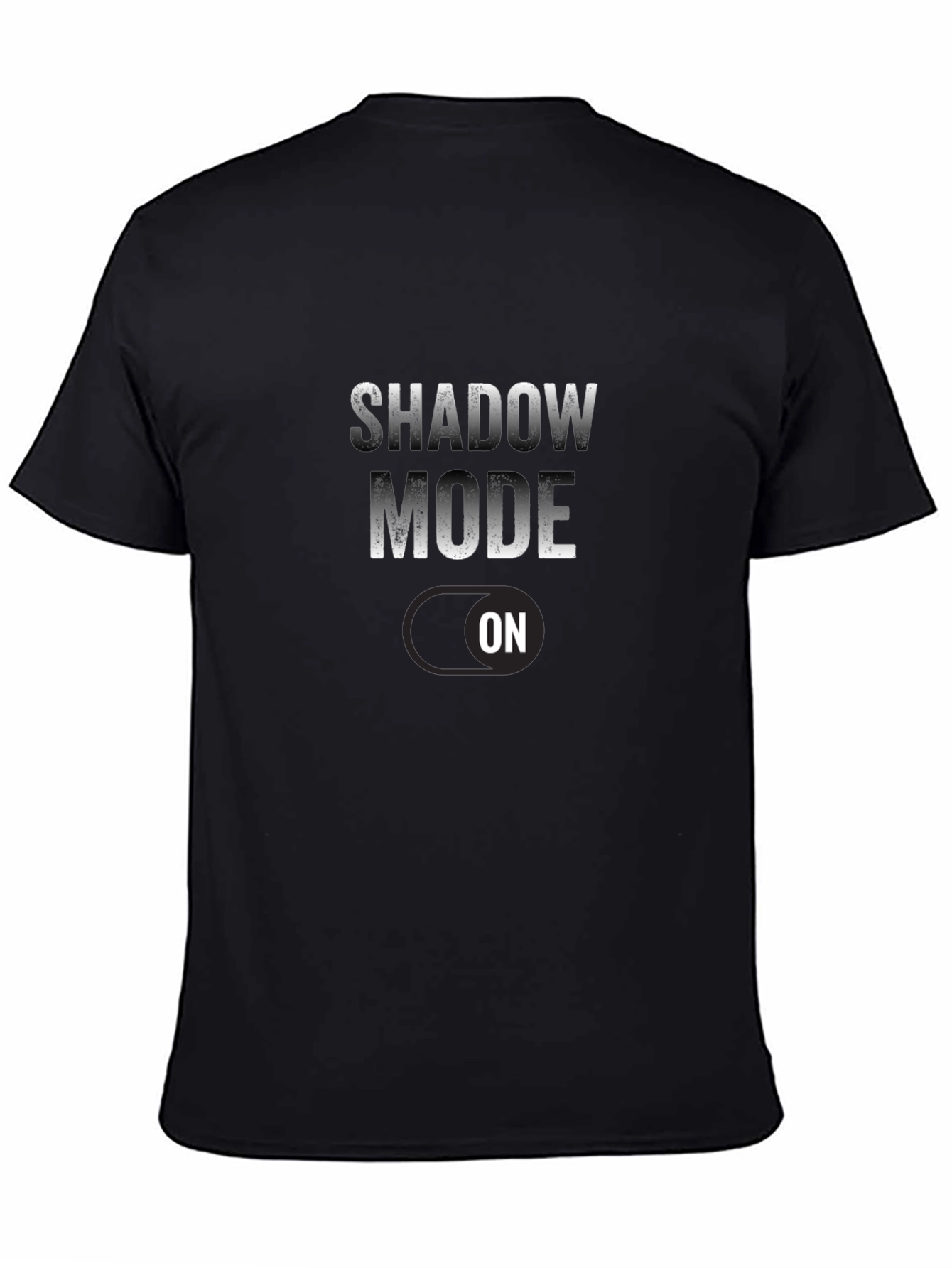 Shadow Mode On Black T-Shirt