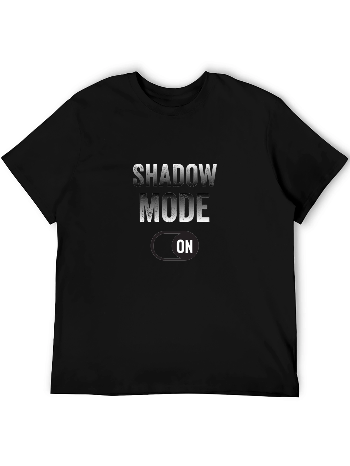 Shadow Mode On Black T-Shirt