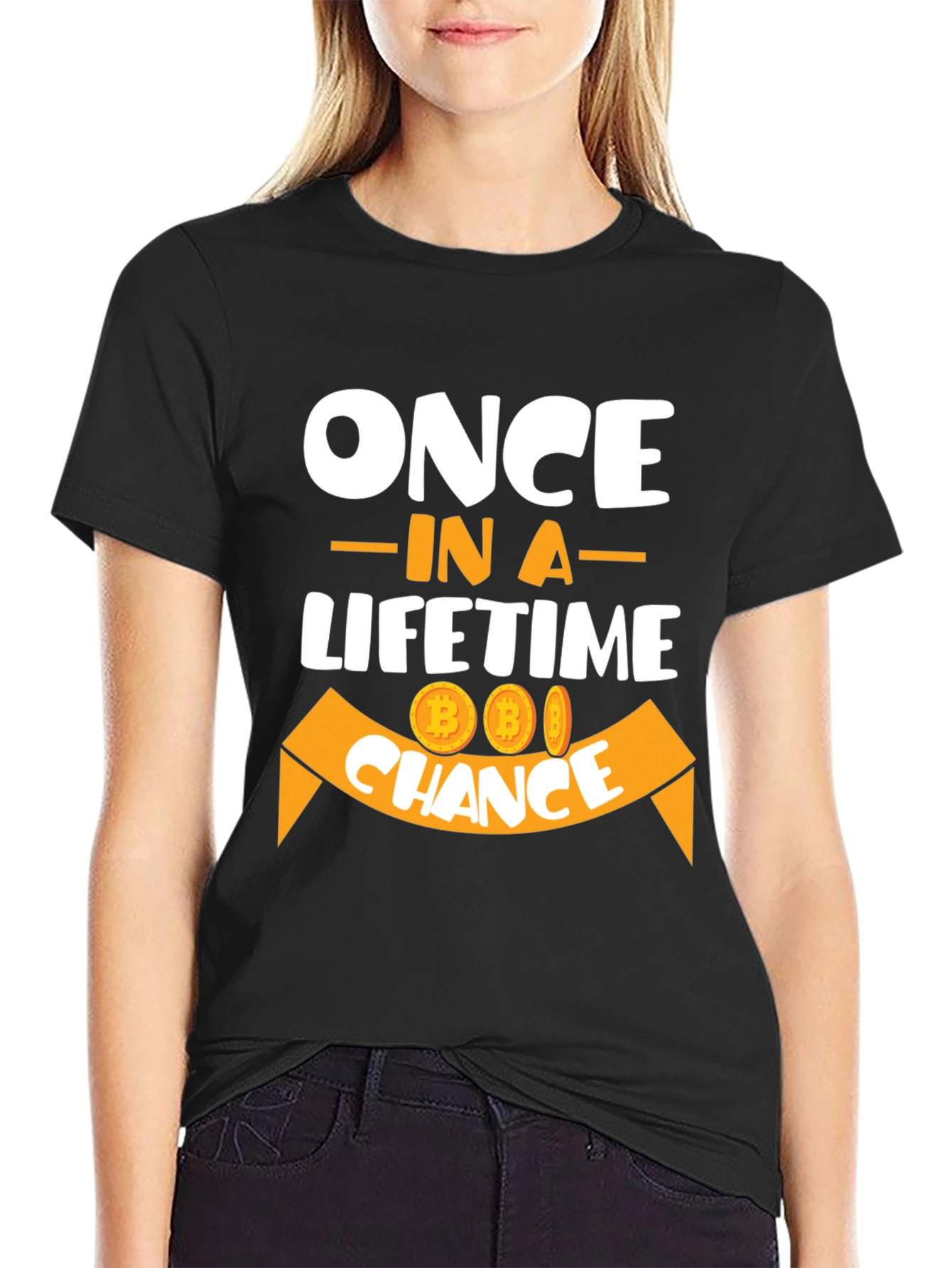 Once In A Lifetime Bitcoin Chance Graphic Tee