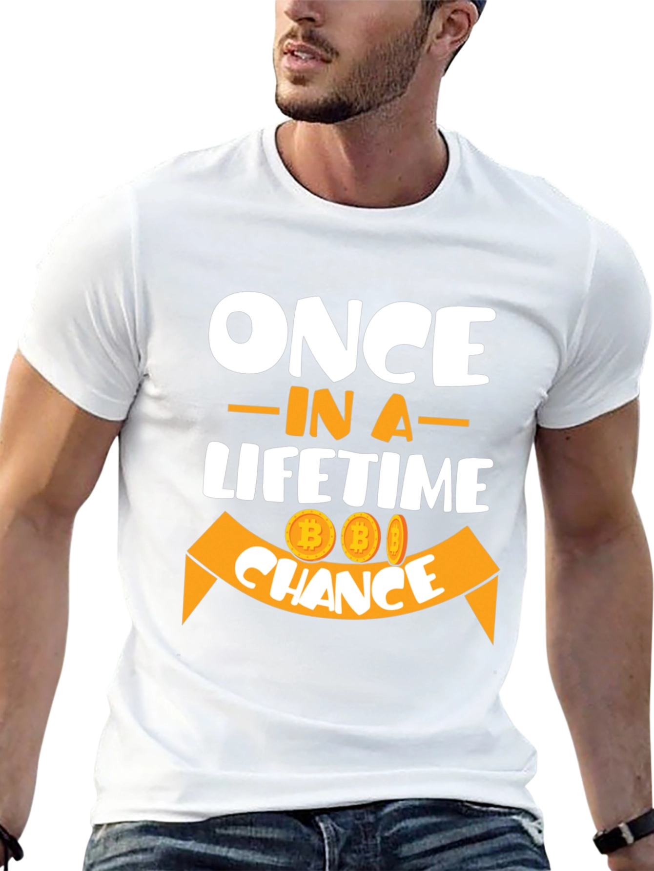 Once In A Lifetime Bitcoin Chance Graphic Tee