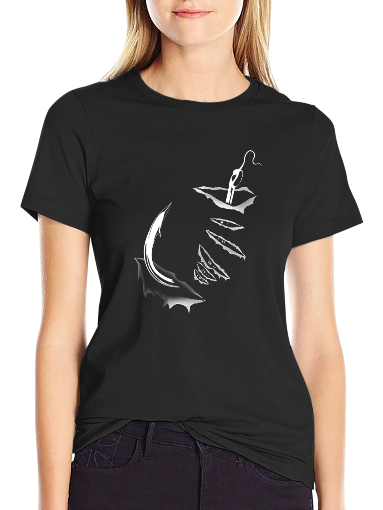 Fishing Hook Graphic Tee - Anglers Delight