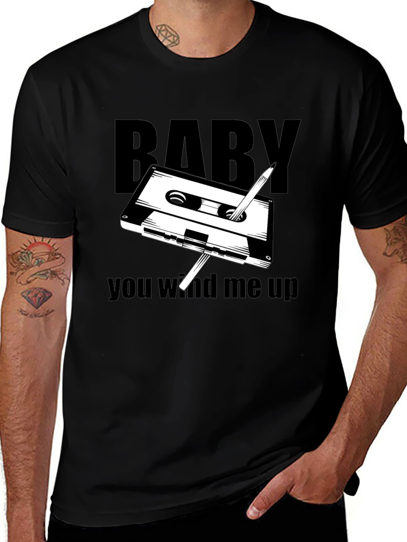 Retro Cassette Tape T-Shirt - You Wind Me Up