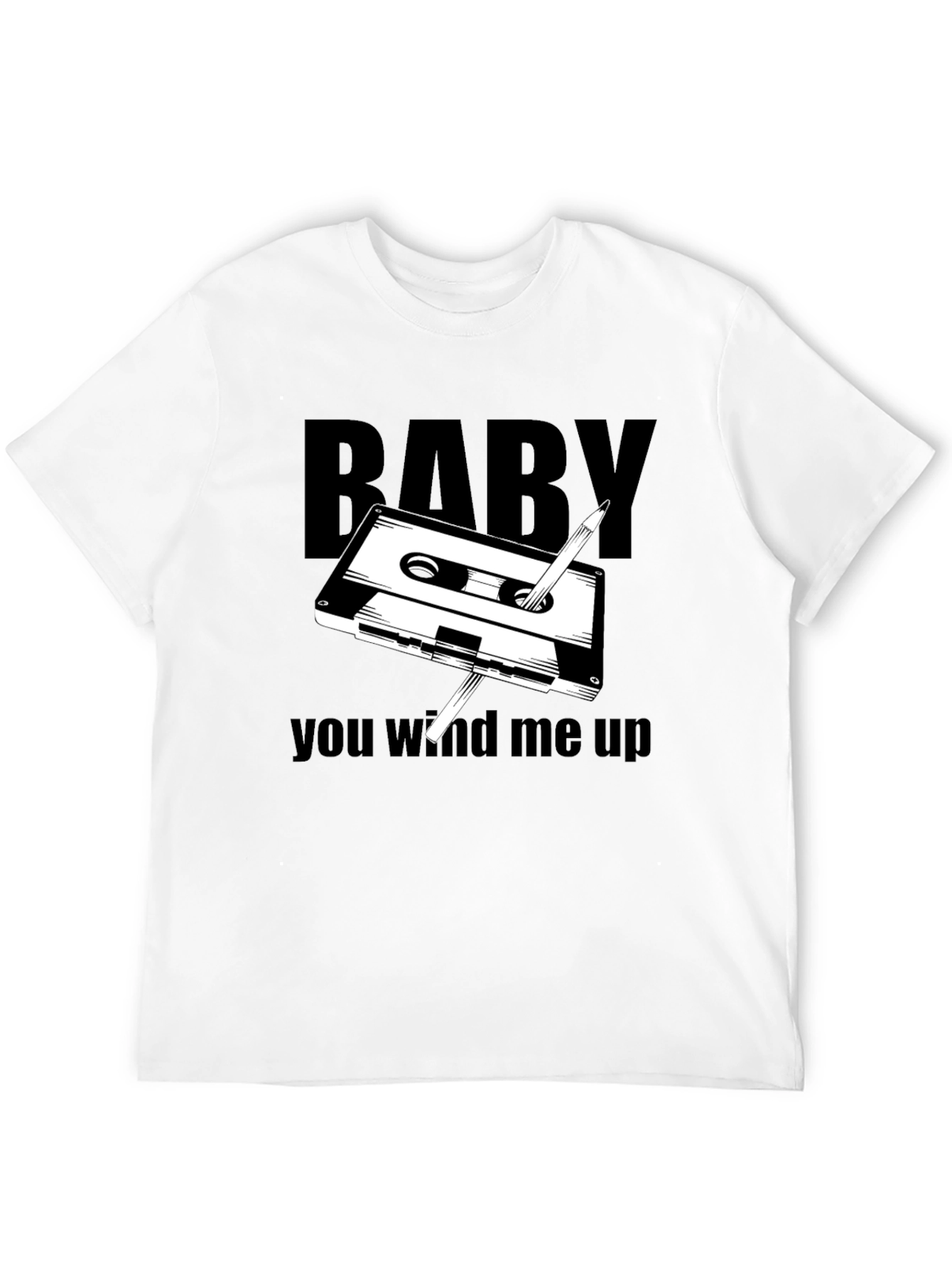 Retro Cassette Tape T-Shirt - You Wind Me Up