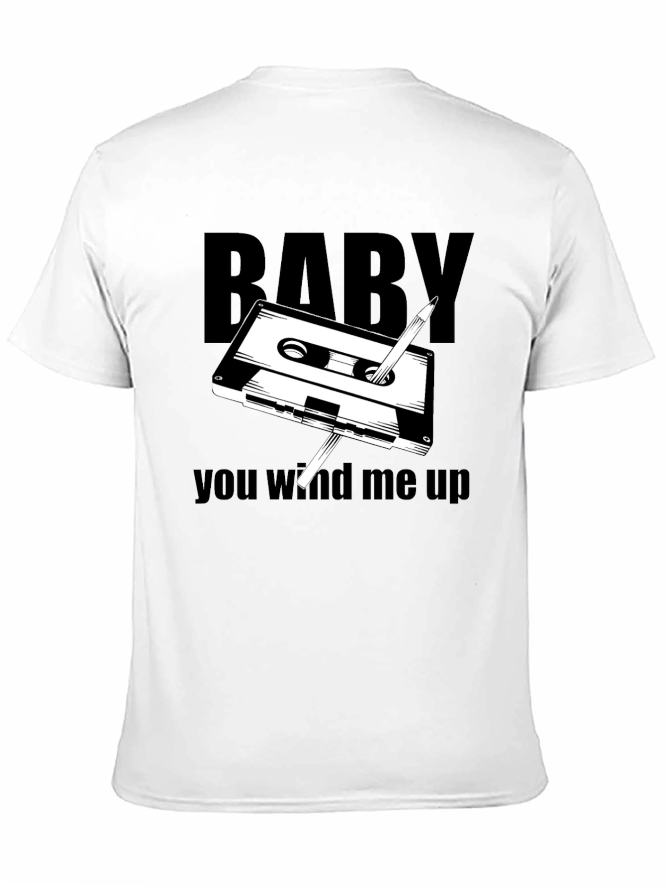 Retro Cassette Tape T-Shirt - You Wind Me Up