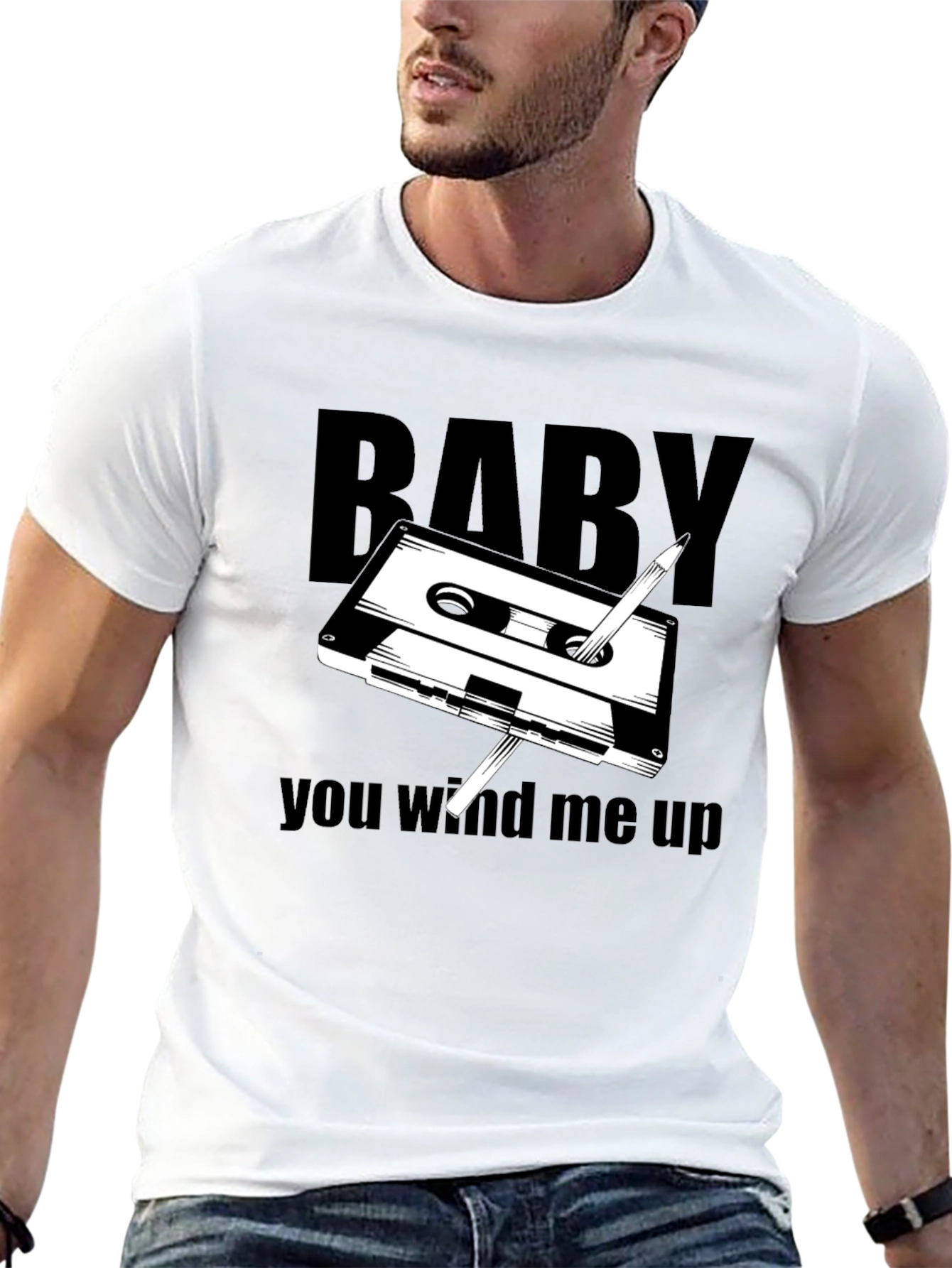 Retro Cassette Tape T-Shirt - You Wind Me Up