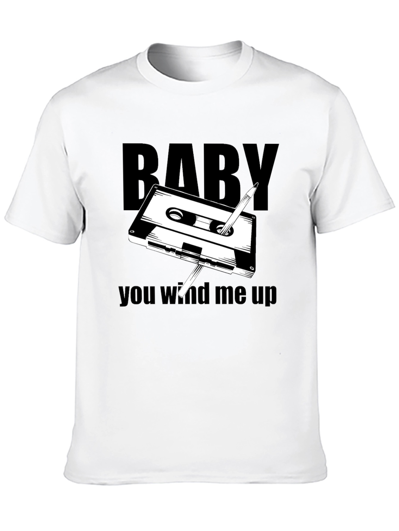 Retro Cassette Tape T-Shirt - You Wind Me Up