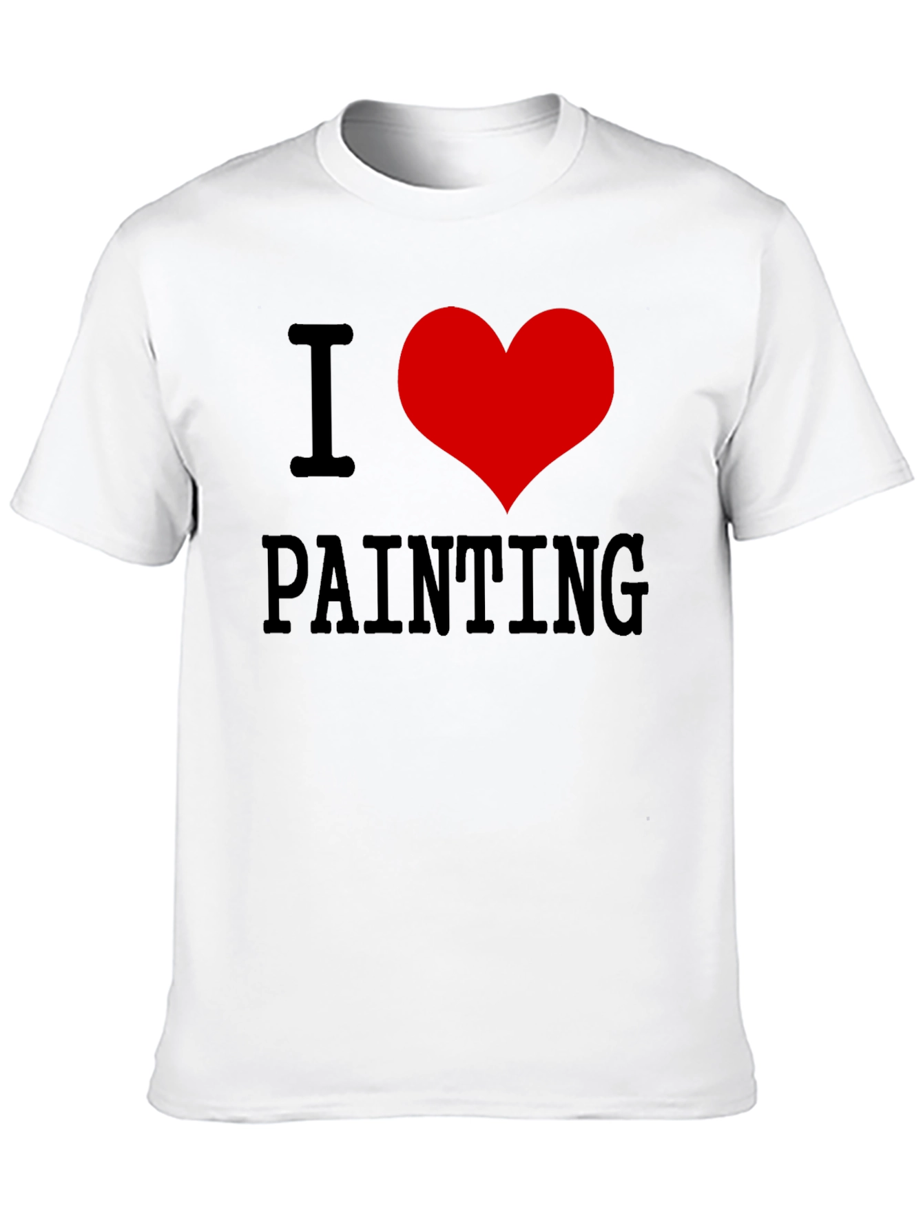 I Love Painting T-Shirt - Artistic Expression Tee