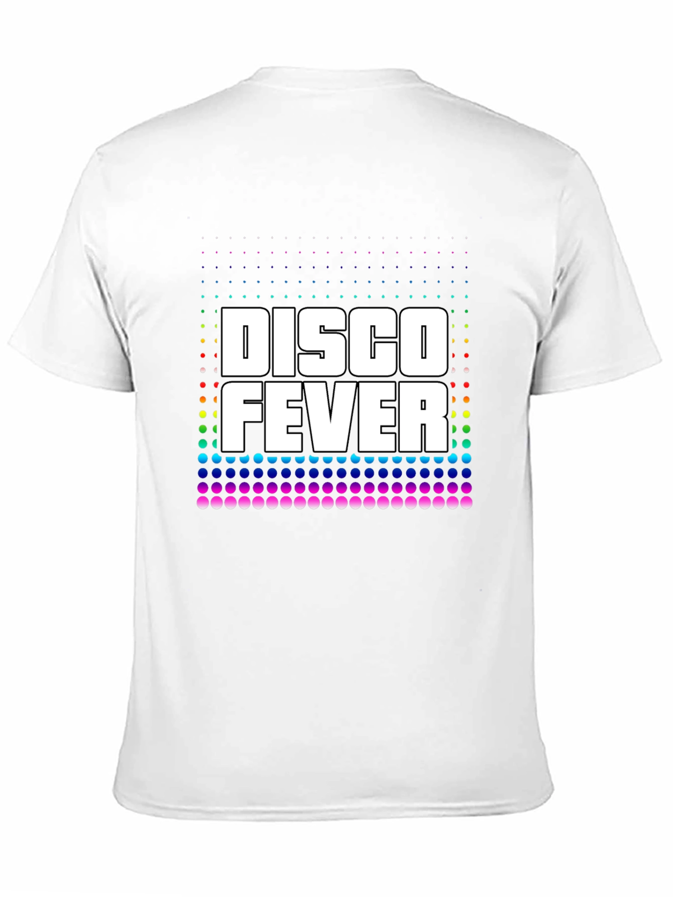 Disco Fever Graphic Print Black T-Shirt