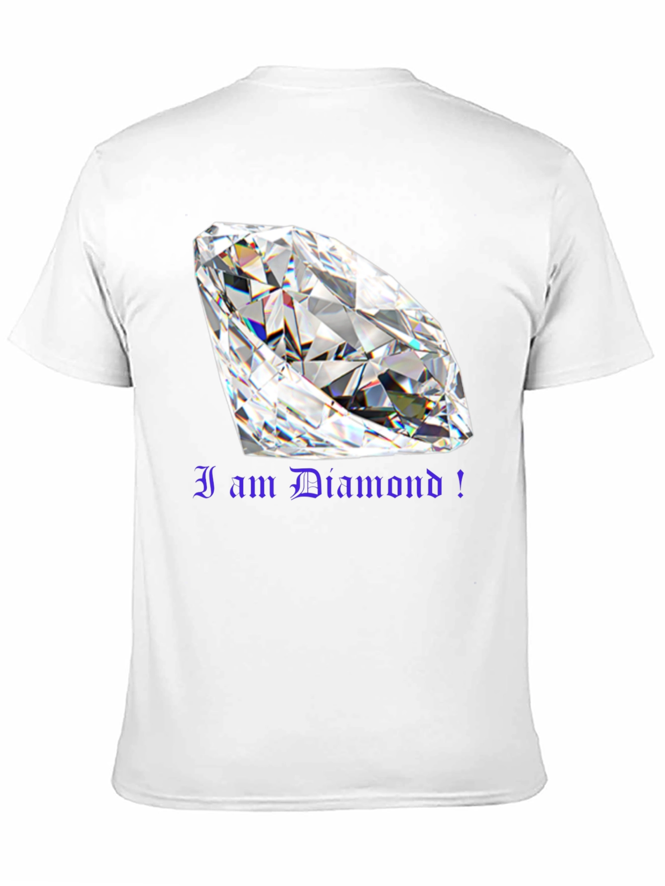 I am Diamond! Graphic T-Shirt - Bold Black Tee