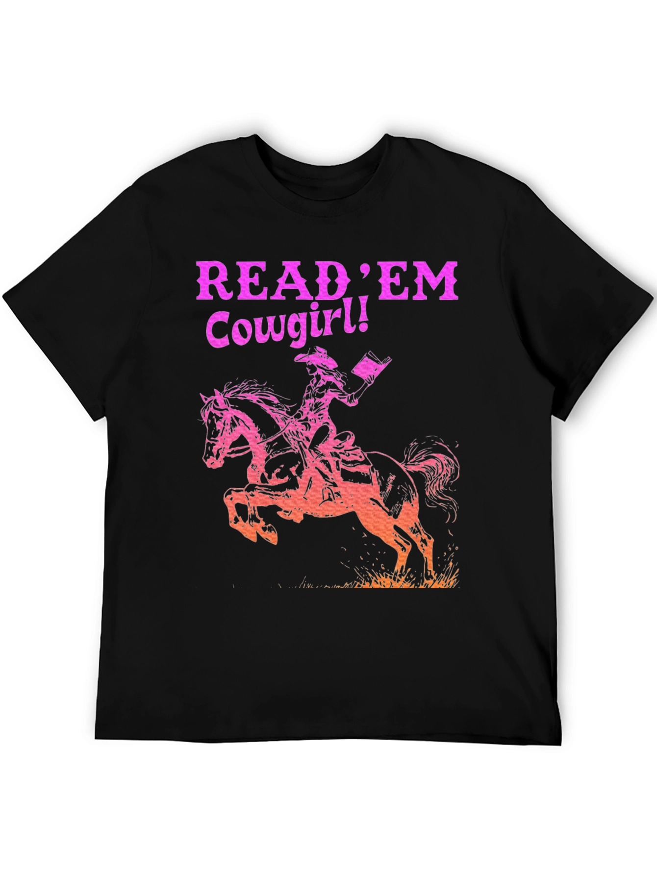 Read Em Cowgirl! Graphic Tee - Western Style