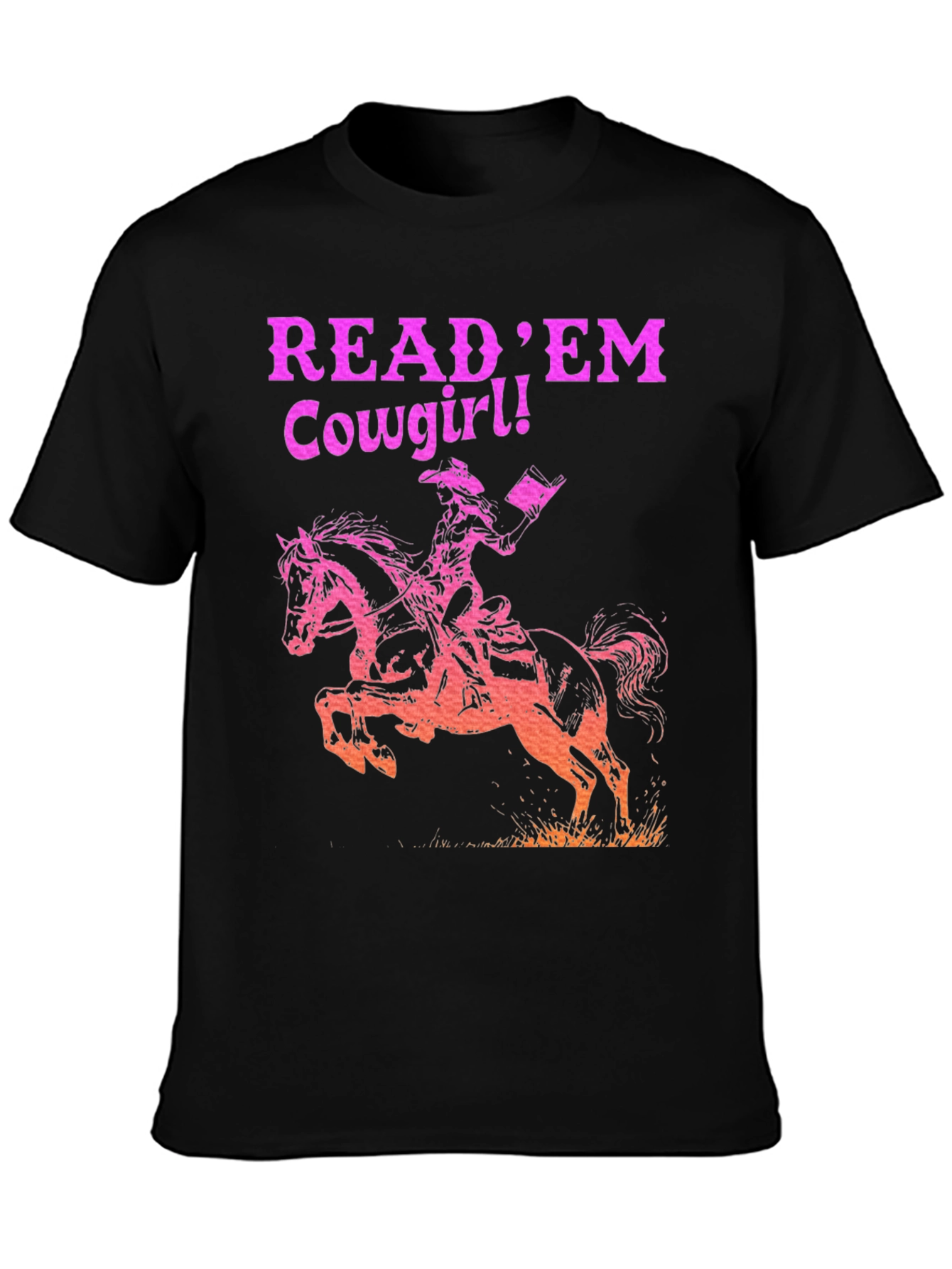 Read Em Cowgirl! Graphic Tee - Western Style