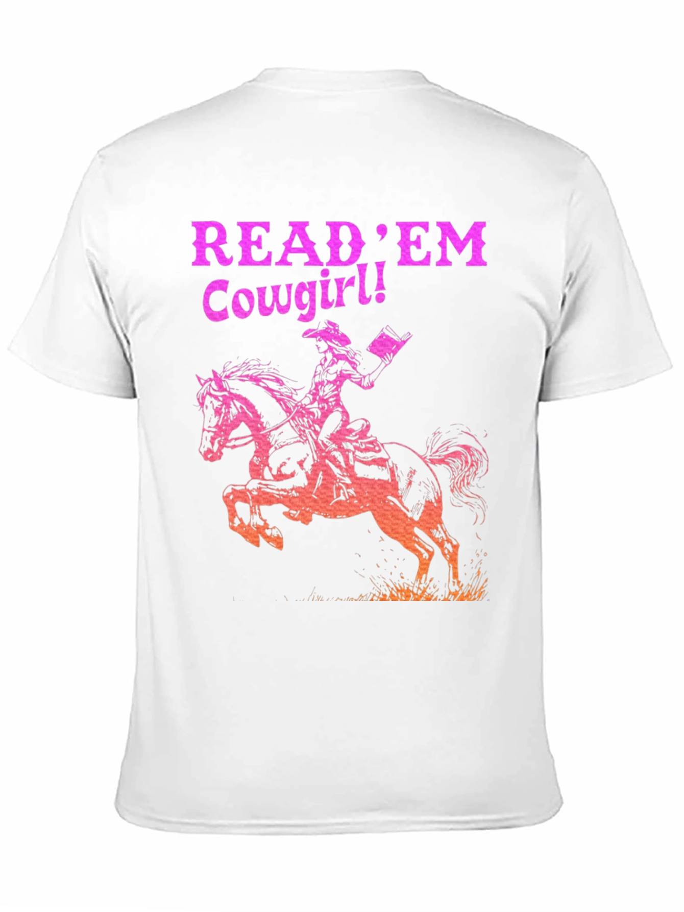 Read Em Cowgirl! Graphic Tee - Western Style