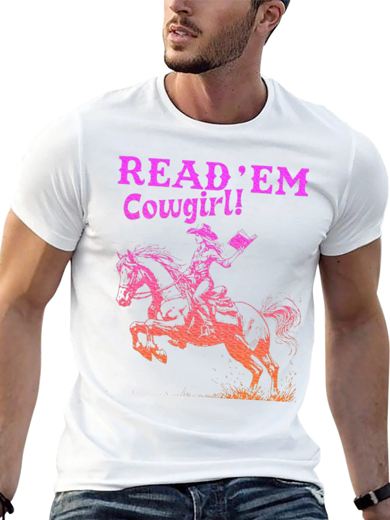 Read Em Cowgirl! Graphic Tee - Western Style