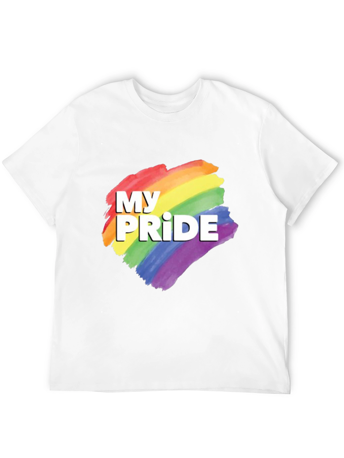 My Pride LGBTQ+ Rainbow Graphic T-Shirt
