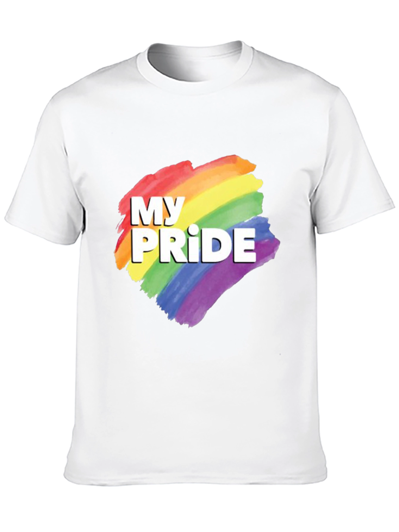 My Pride LGBTQ+ Rainbow Graphic T-Shirt