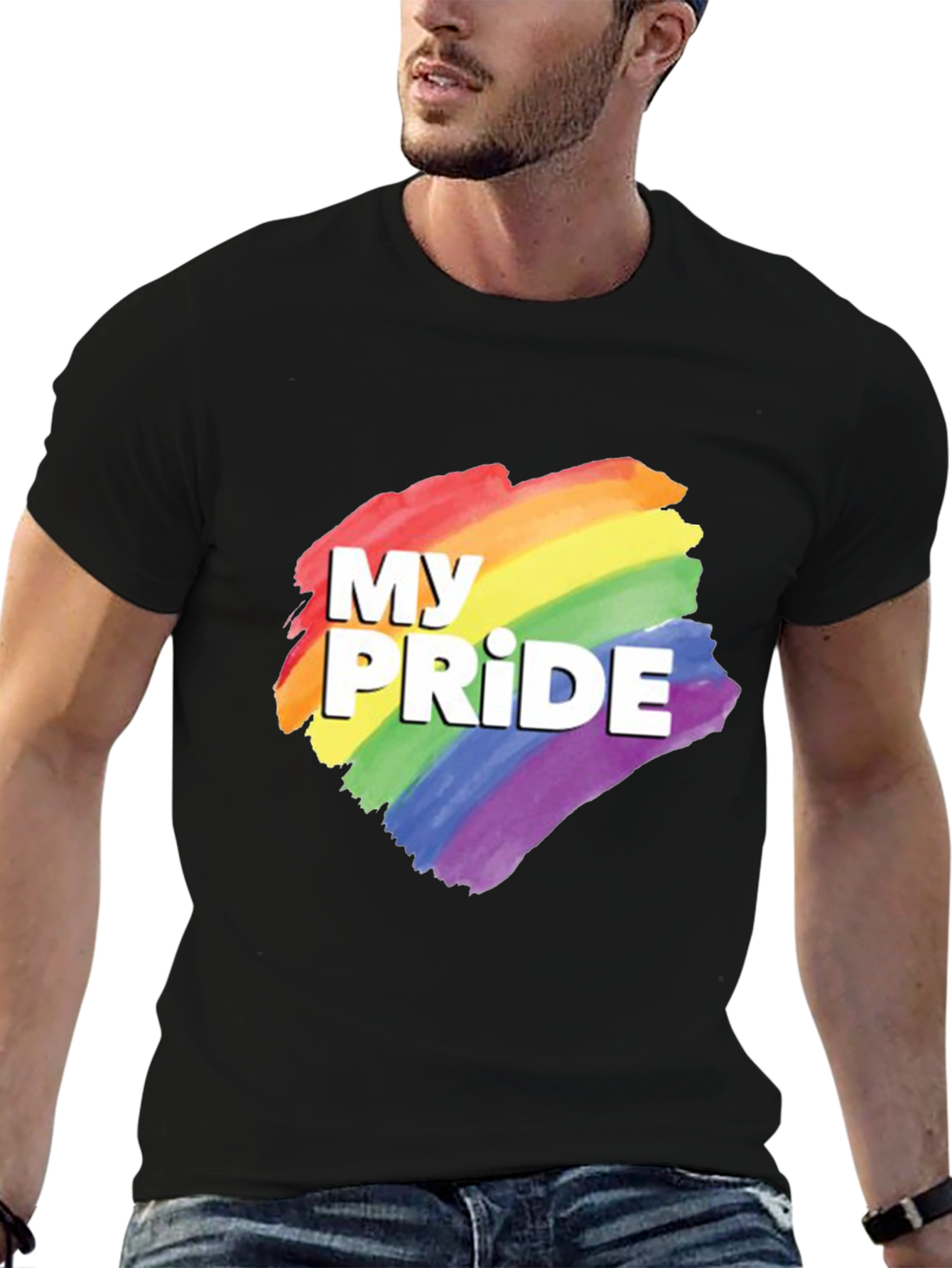 My Pride LGBTQ+ Rainbow Graphic T-Shirt