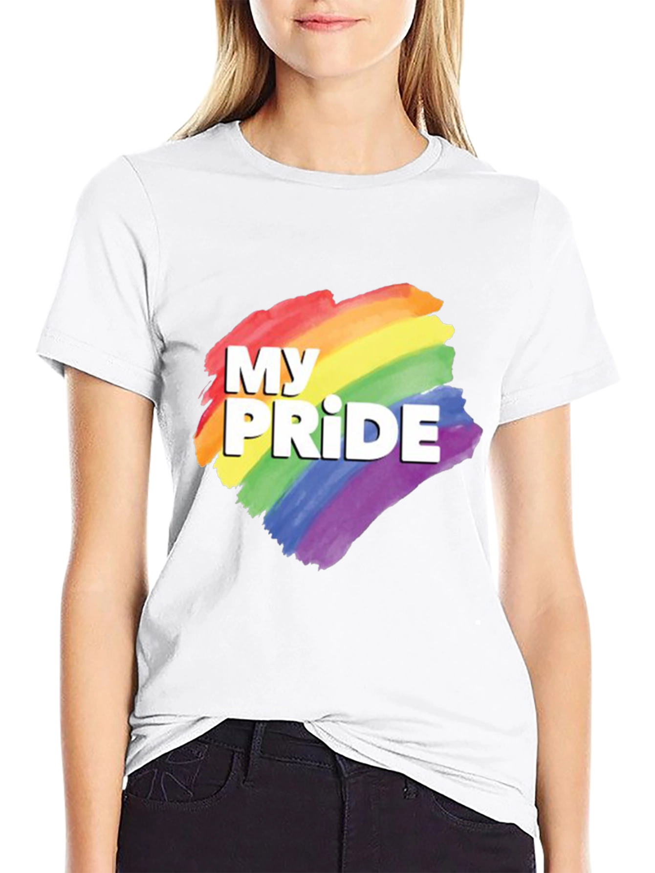 My Pride LGBTQ+ Rainbow Graphic T-Shirt