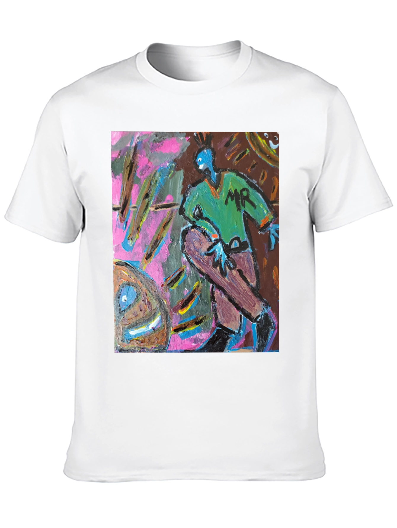 Abstract Art Graphic Tee - Unique Design