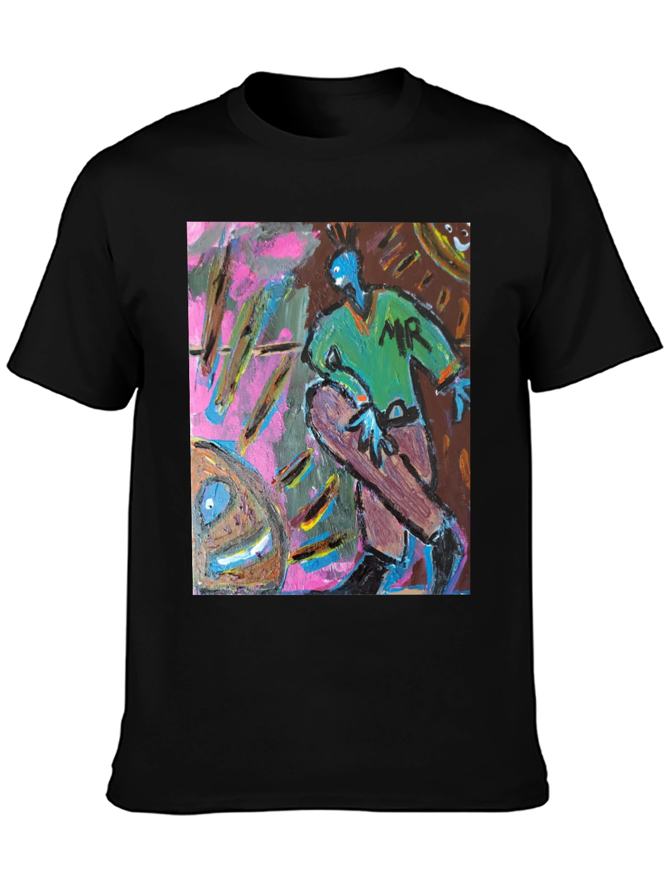 Abstract Art Graphic Tee - Unique Design