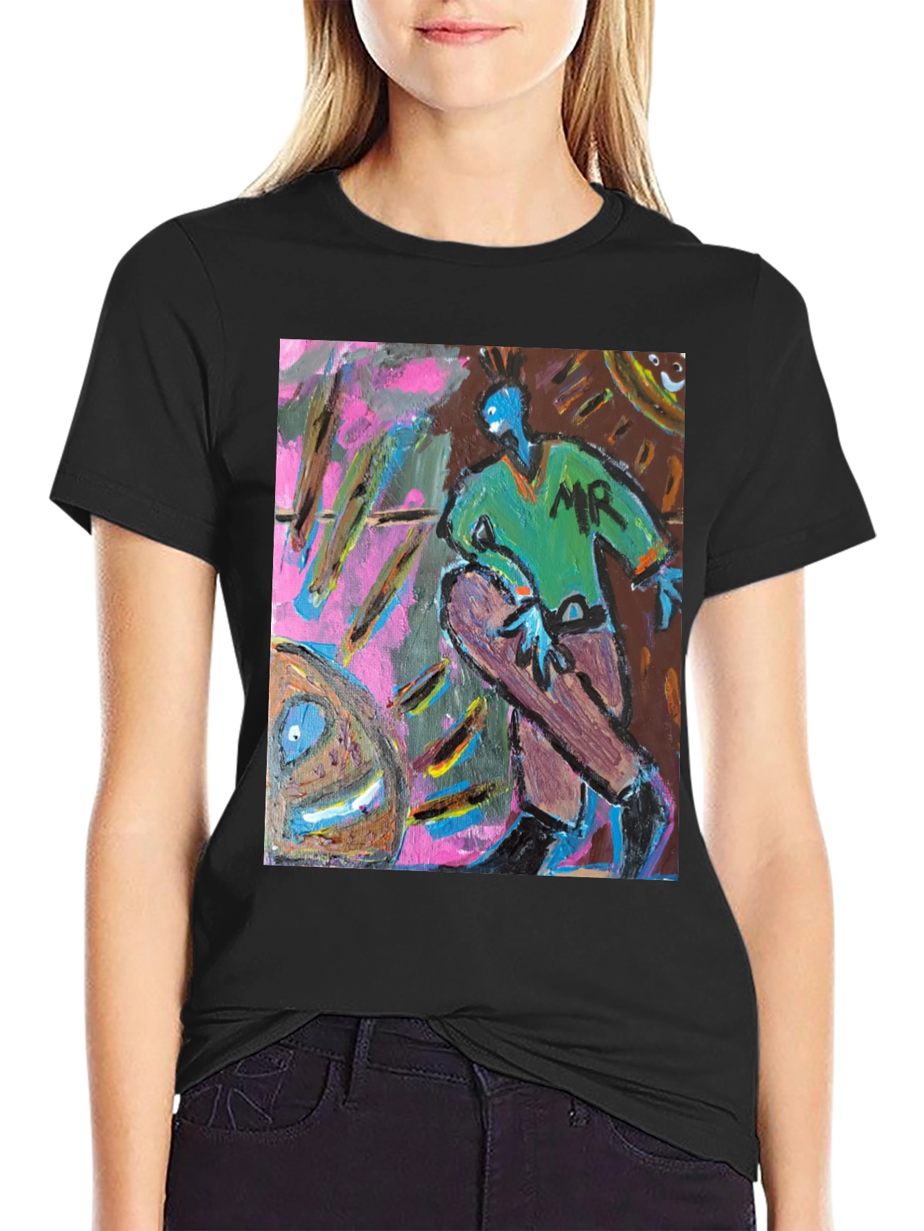 Abstract Art Graphic Tee - Unique Design