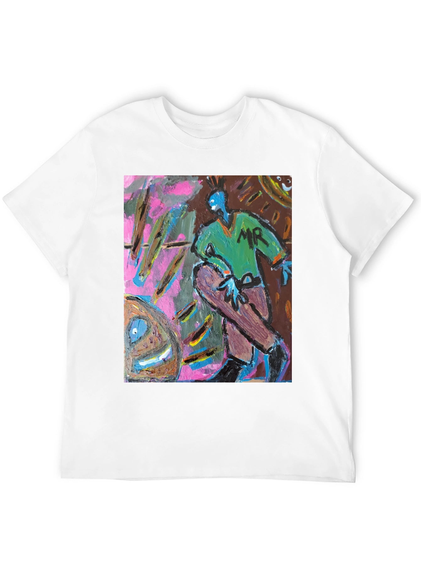 Abstract Art Graphic Tee - Unique Design