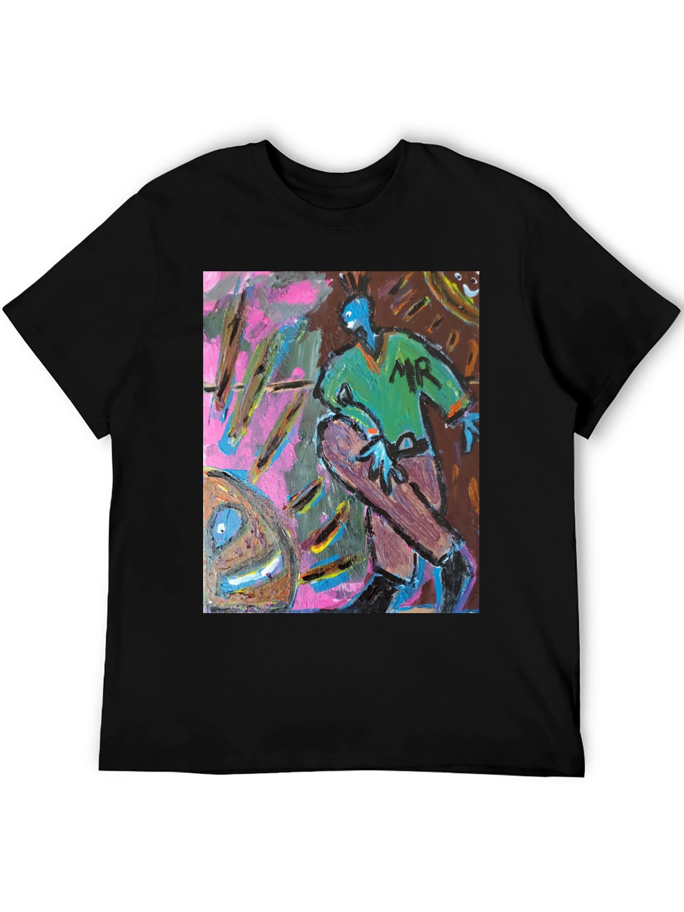 Abstract Art Graphic Tee - Unique Design