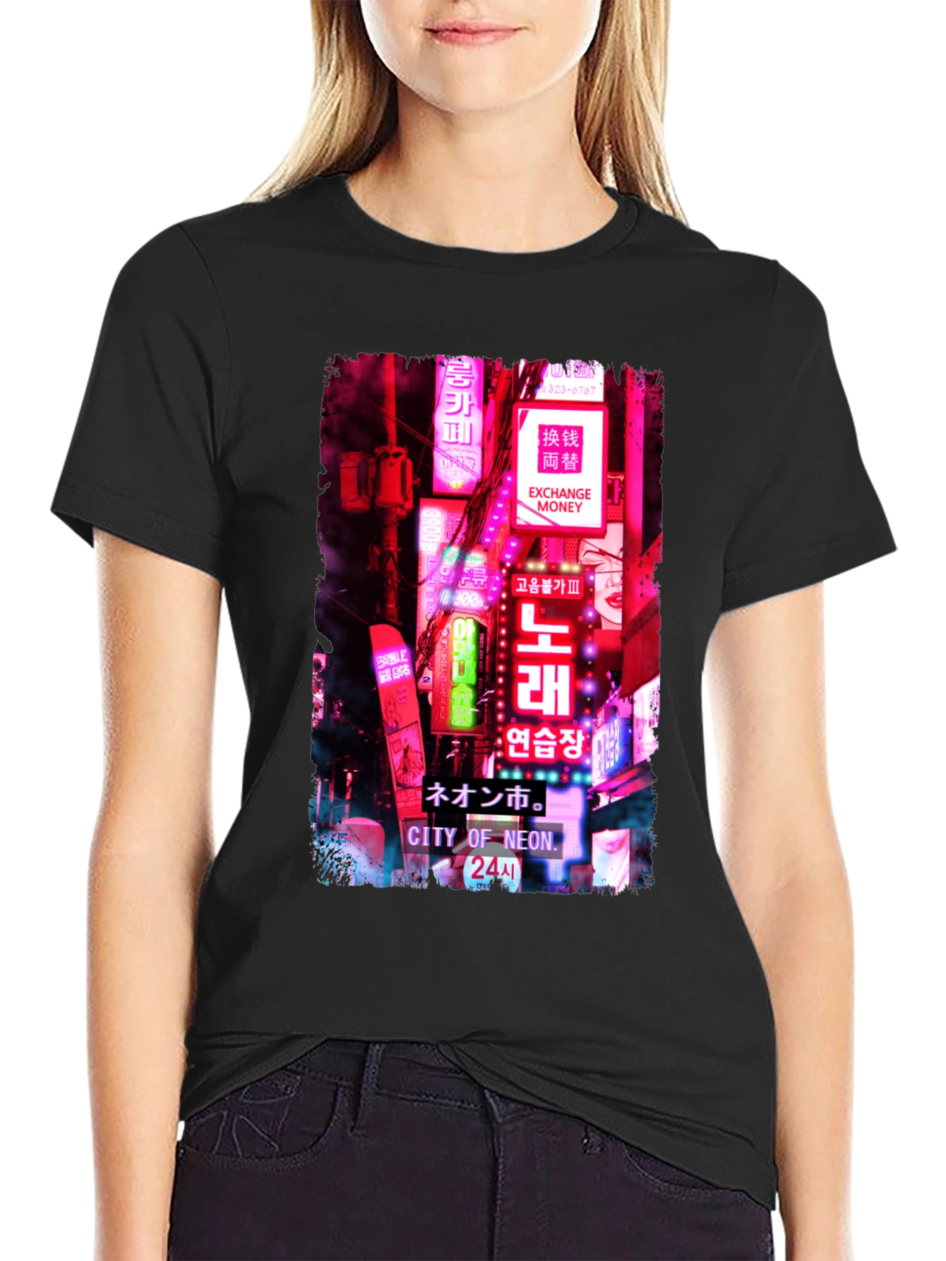 City of Neon T-Shirt: Urban Style