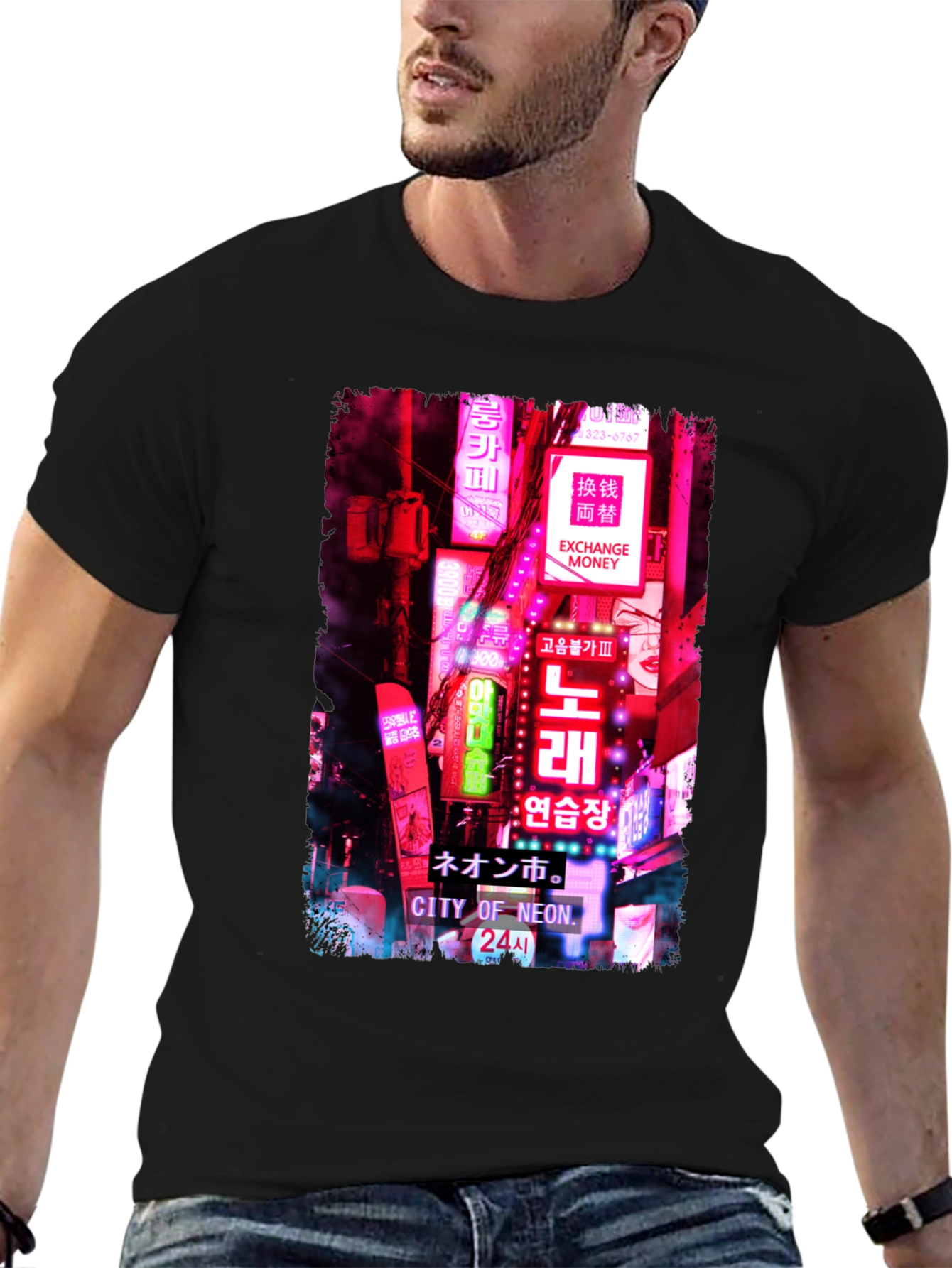 City of Neon T-Shirt: Urban Style