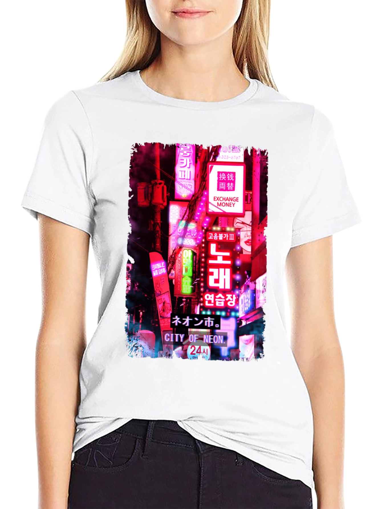 City of Neon T-Shirt: Urban Style