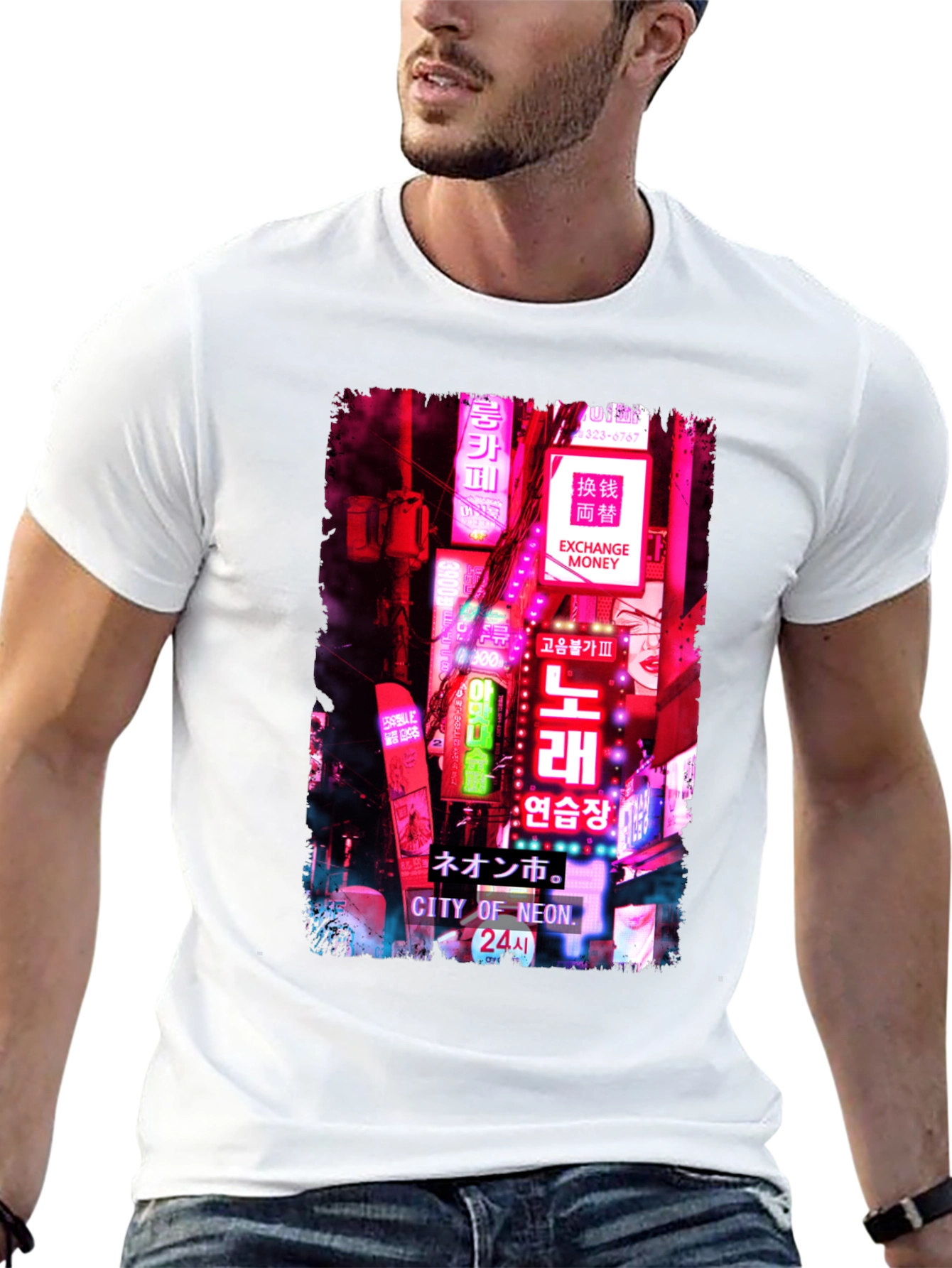 City of Neon T-Shirt: Urban Style