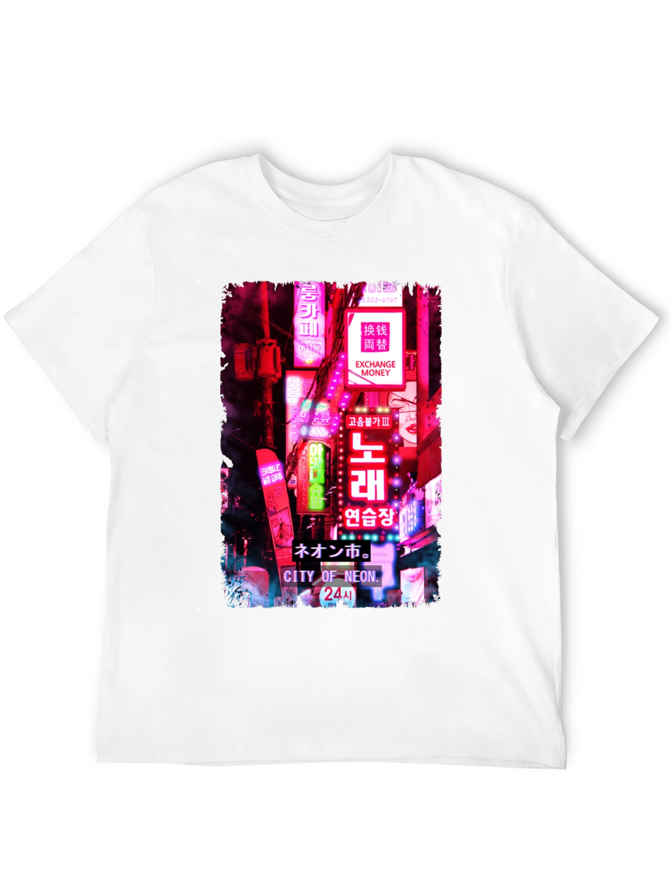 City of Neon T-Shirt: Urban Style
