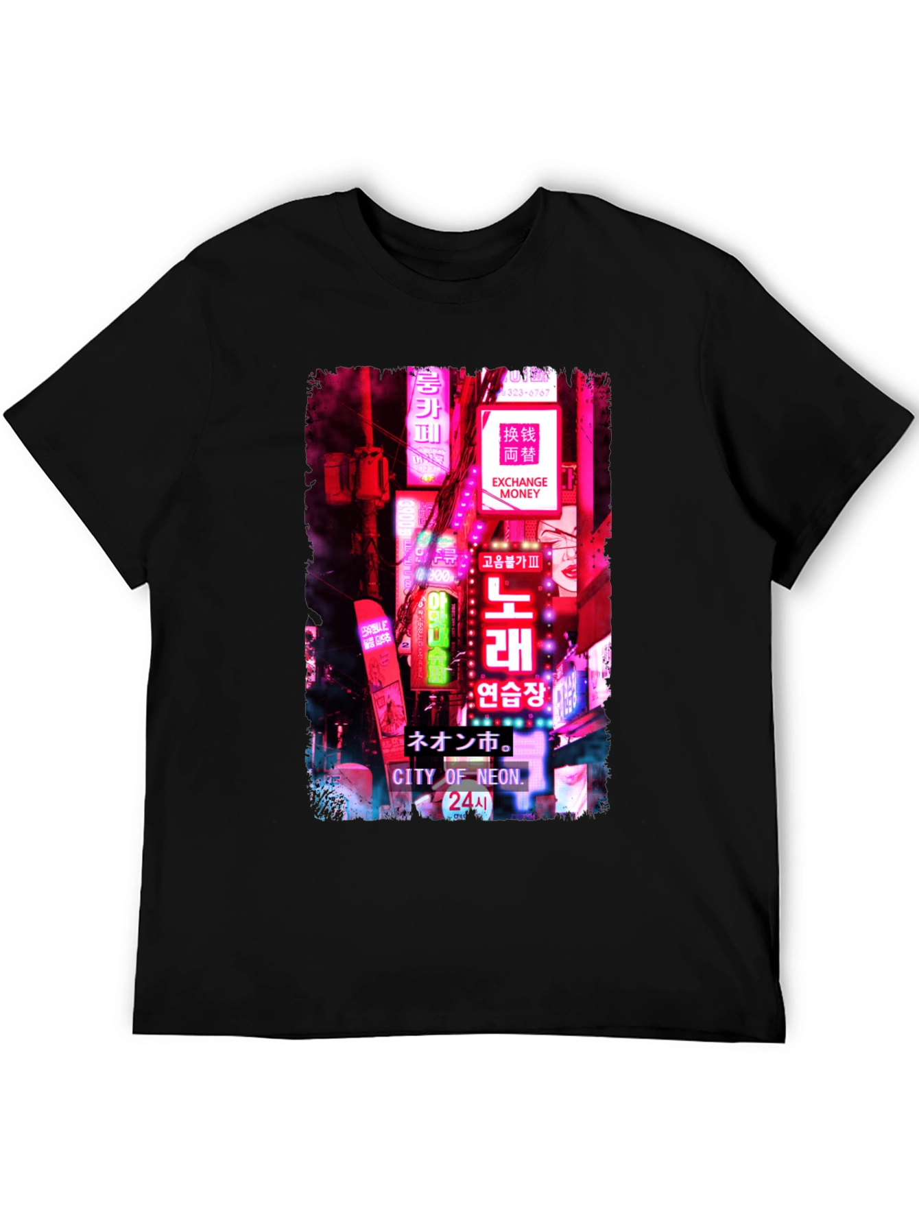 City of Neon T-Shirt: Urban Style