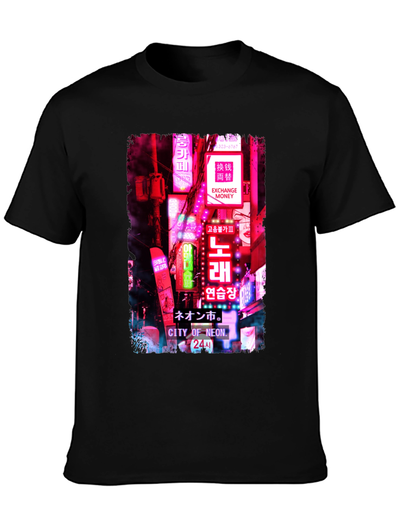 City of Neon T-Shirt: Urban Style