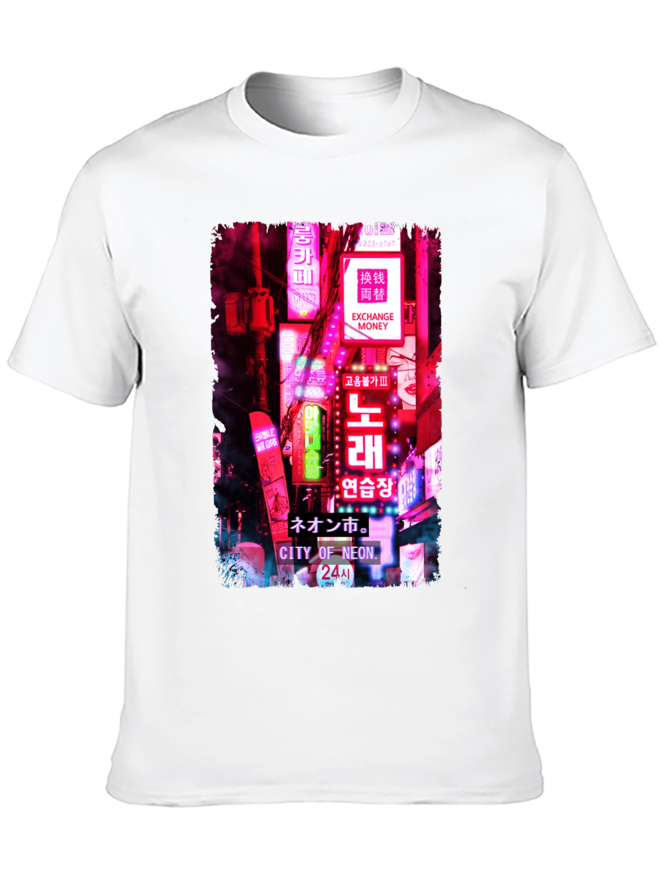 City of Neon T-Shirt: Urban Style