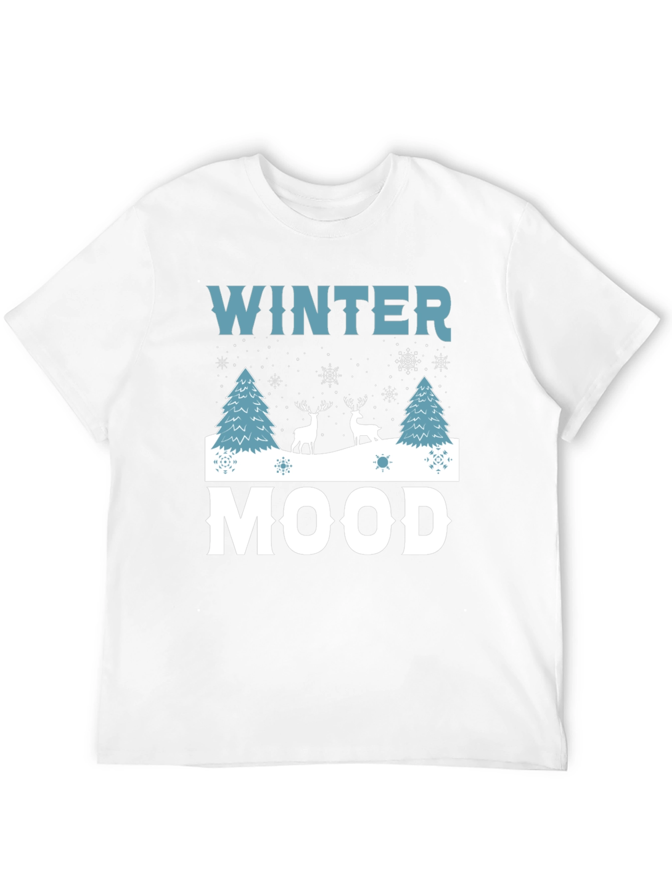 Winter Mood Graphic Tee - Holiday Shirt