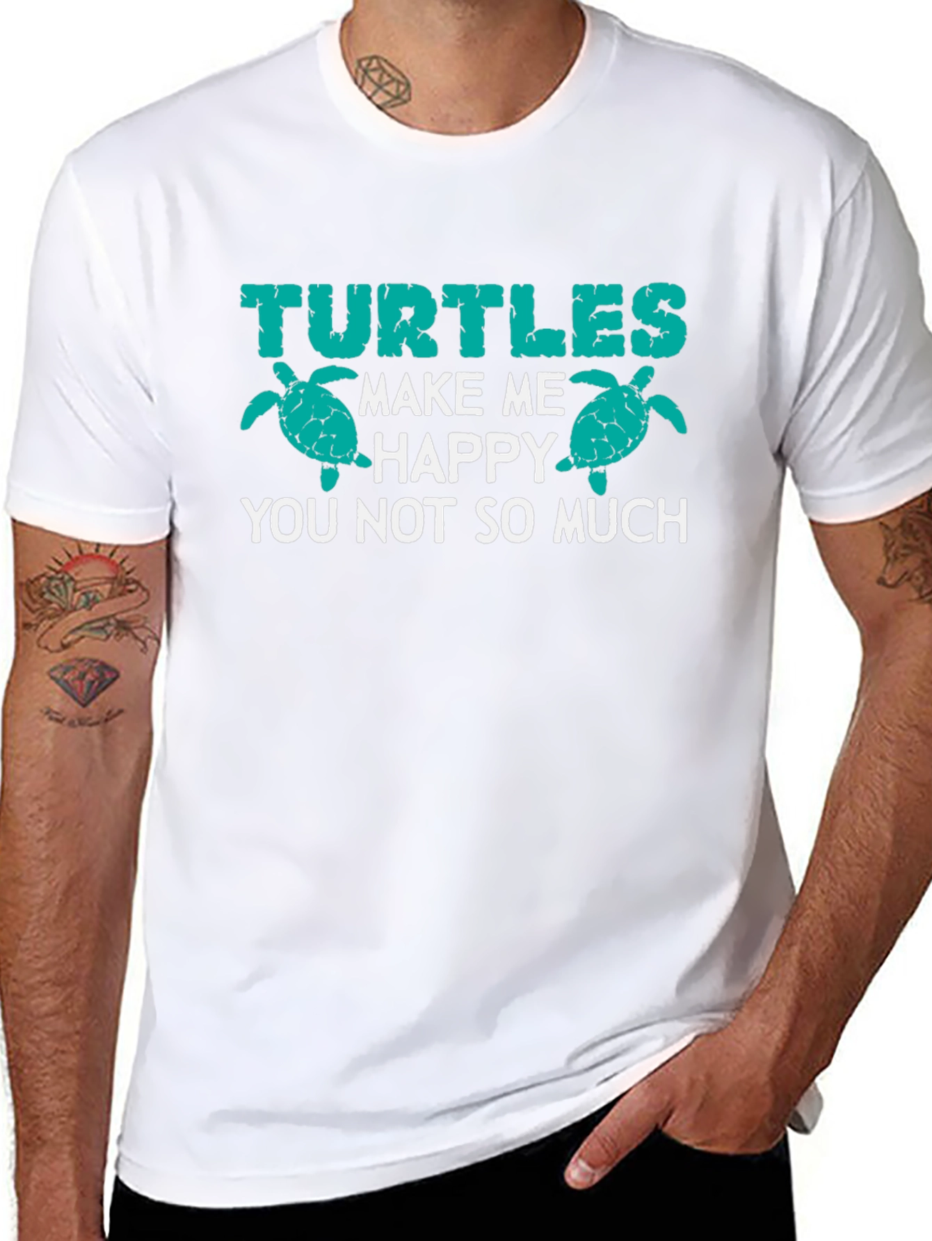 Turtles Make Me Happy Graphic Tee