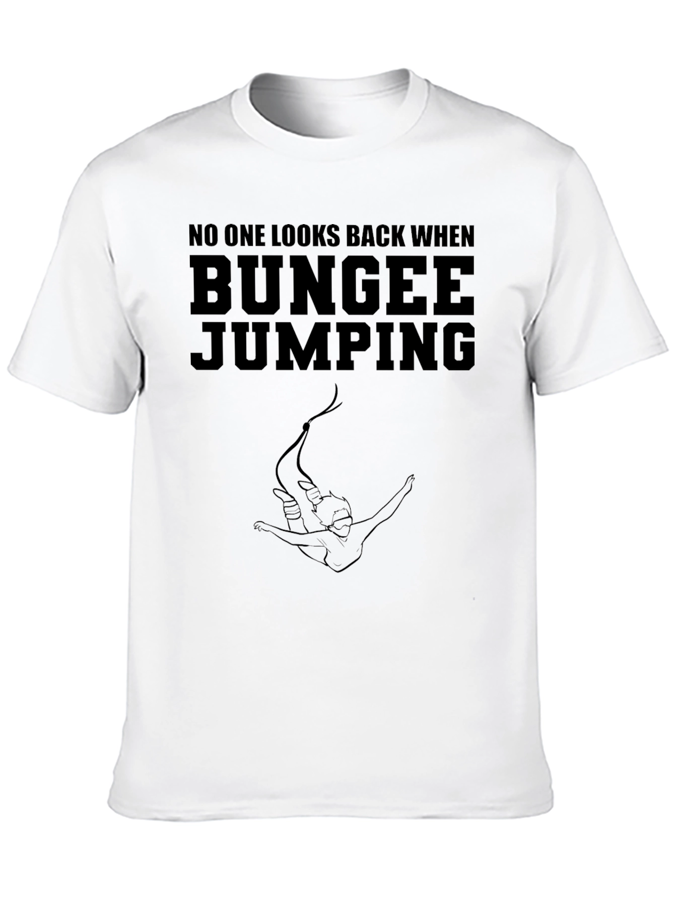 Bungee Jumping Graphic Tee - Adventurous Style