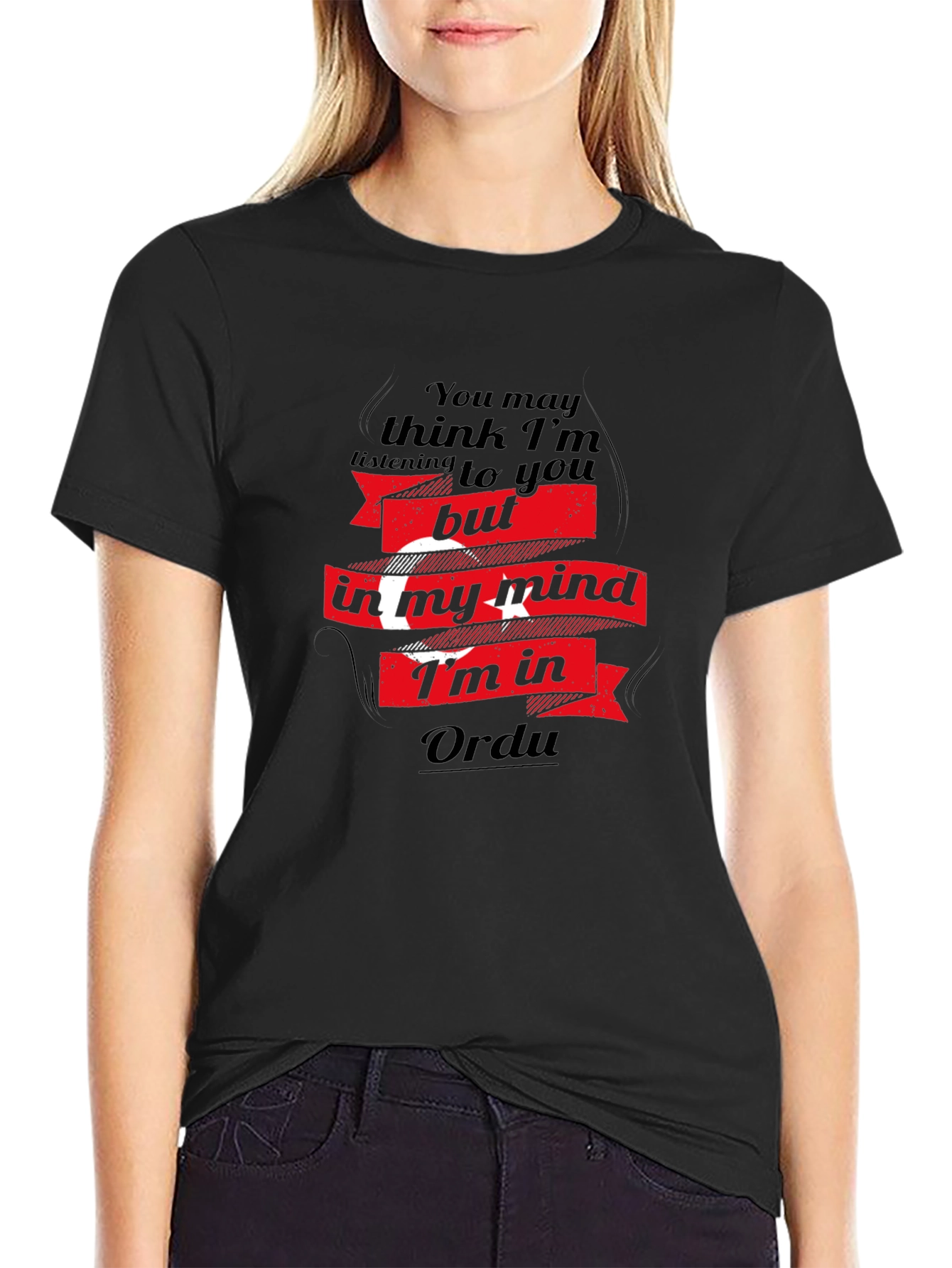Ordu Mind T-Shirt - Black Turkish Pride Tee