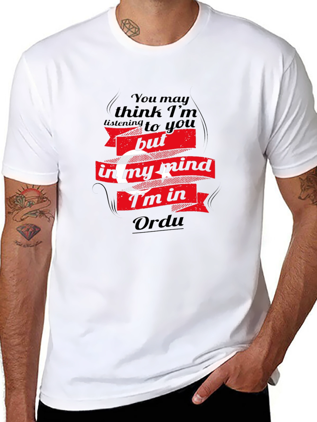 Ordu Mind T-Shirt - Black Turkish Pride Tee
