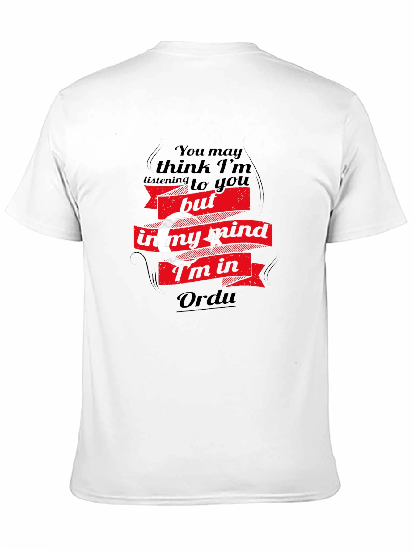 Ordu Mind T-Shirt - Black Turkish Pride Tee