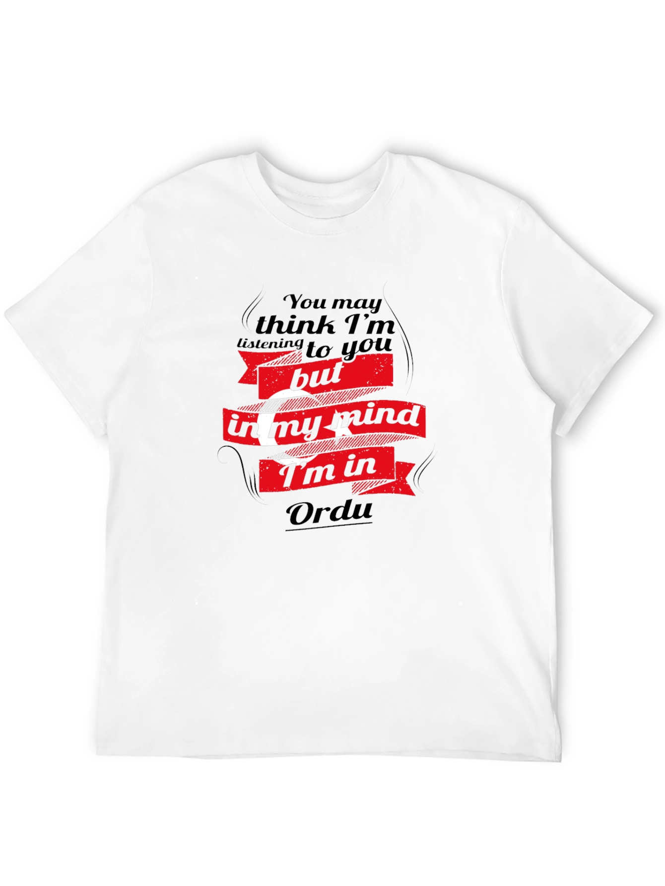 Ordu Mind T-Shirt - Black Turkish Pride Tee