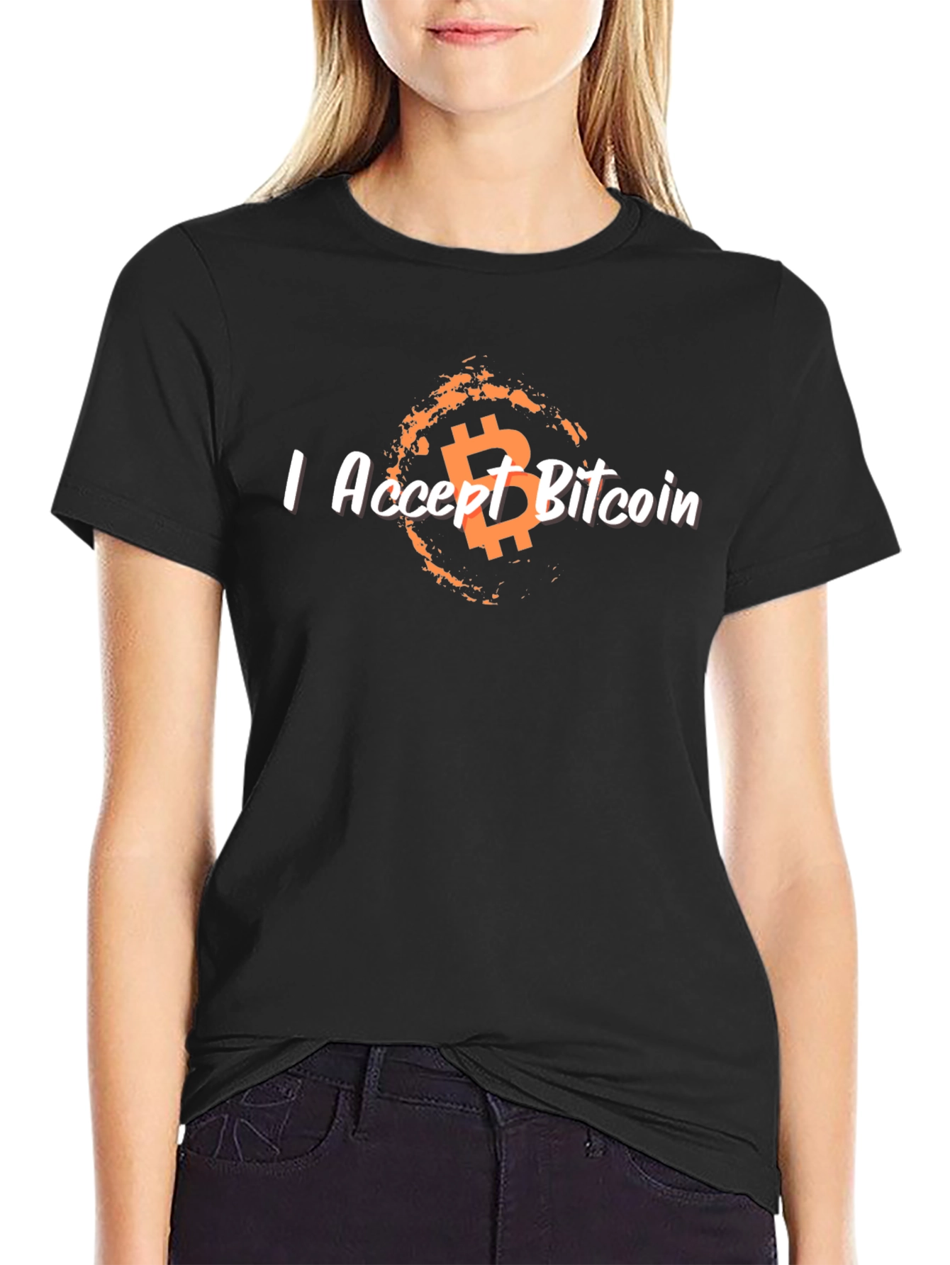 I Accept Bitcoin T-Shirt Crypto Currency Tee