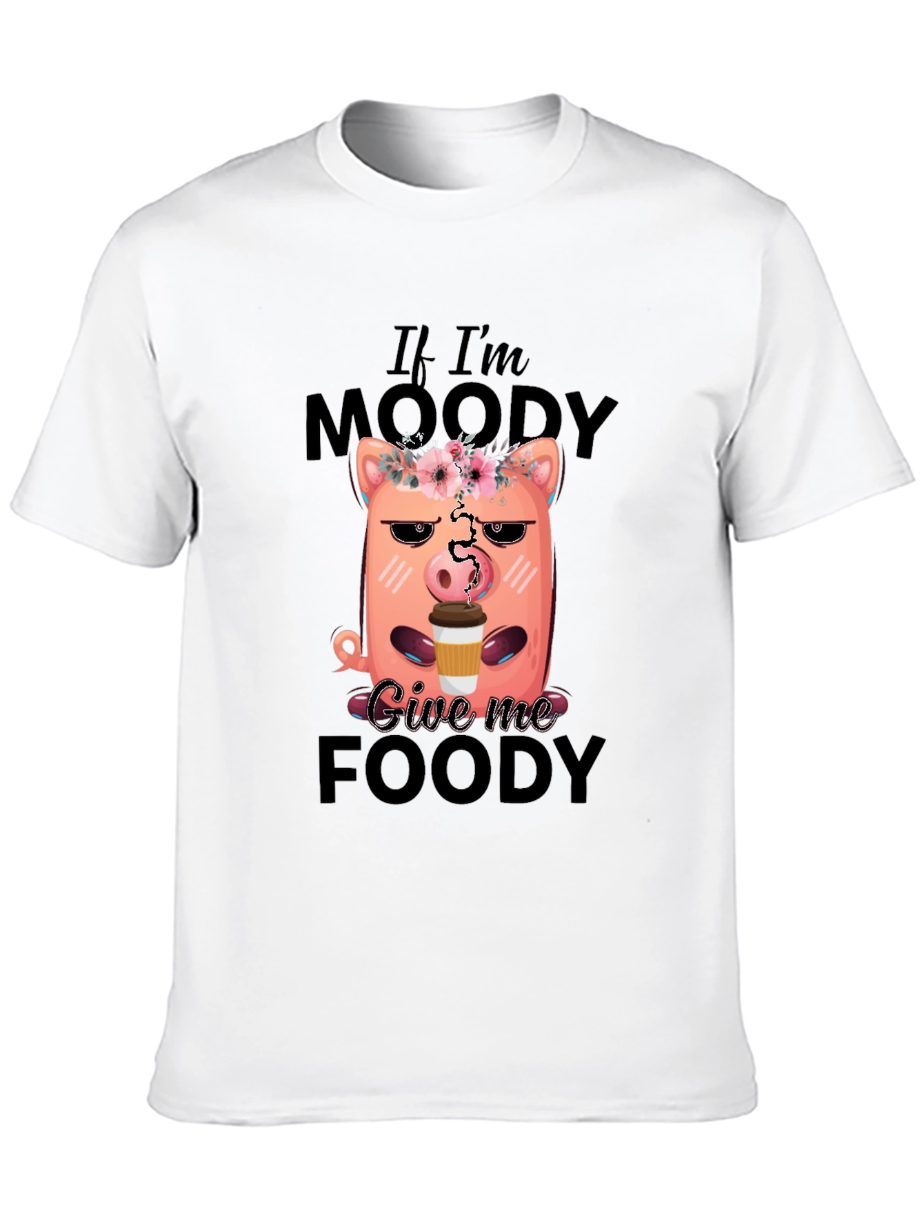 Moody Pig Coffee Graphic Tee