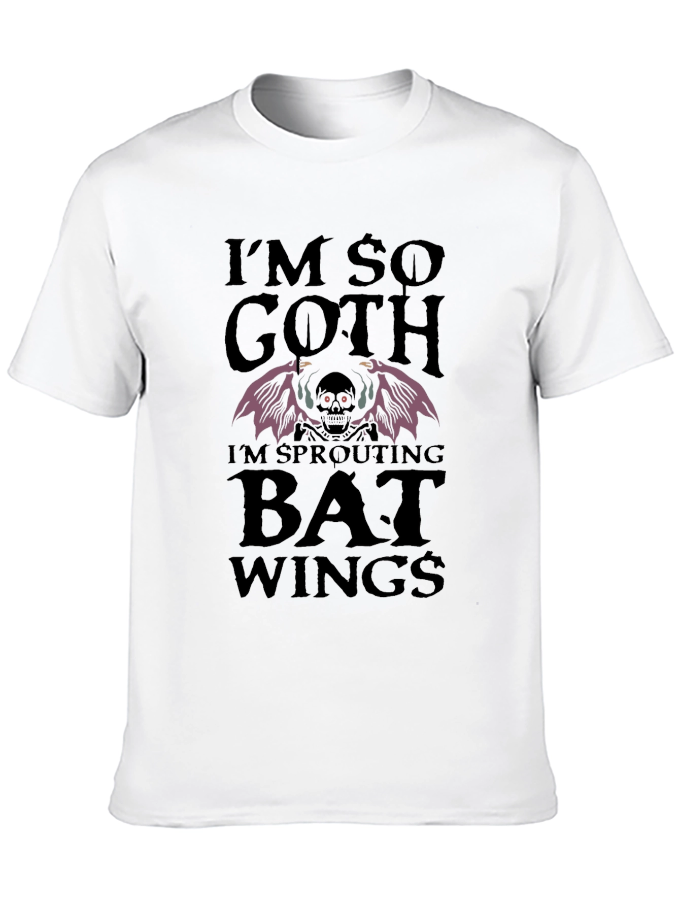 Im So Goth Bat Wings Graphic Tee