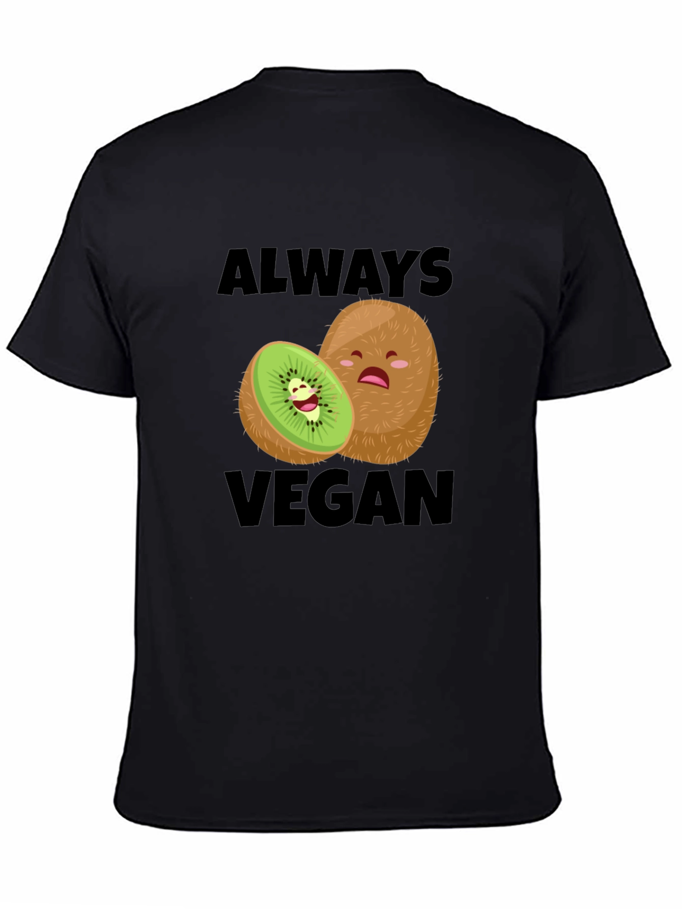 Always Vegan Kiwi T-Shirt Funny Vegan Tee