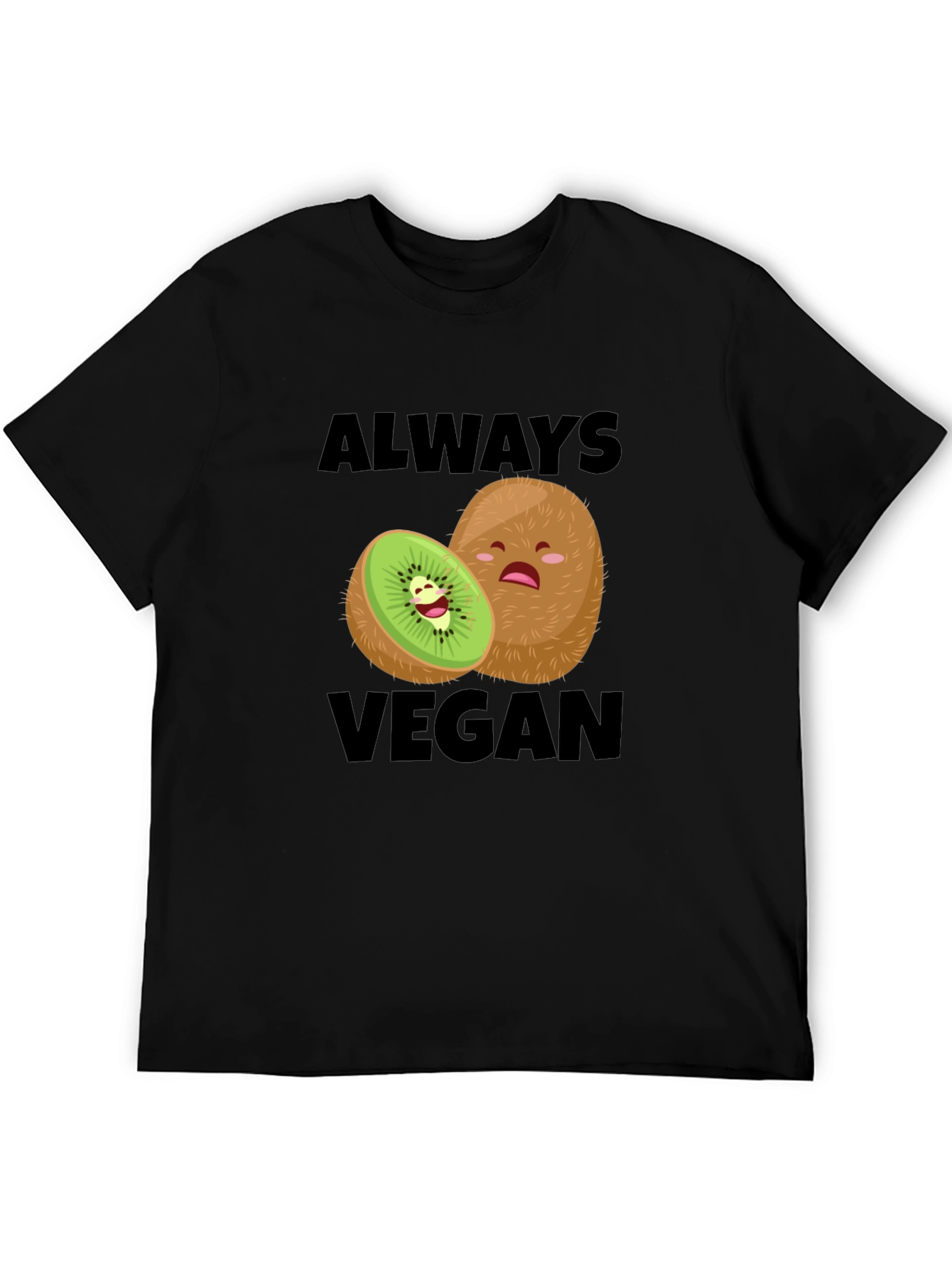 Always Vegan Kiwi T-Shirt Funny Vegan Tee