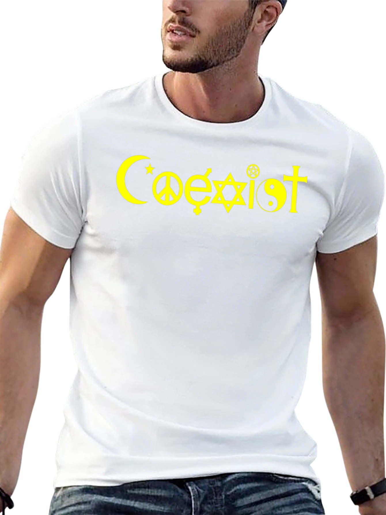 Coexist Graphic T-Shirt - Religious Tolerance Tee