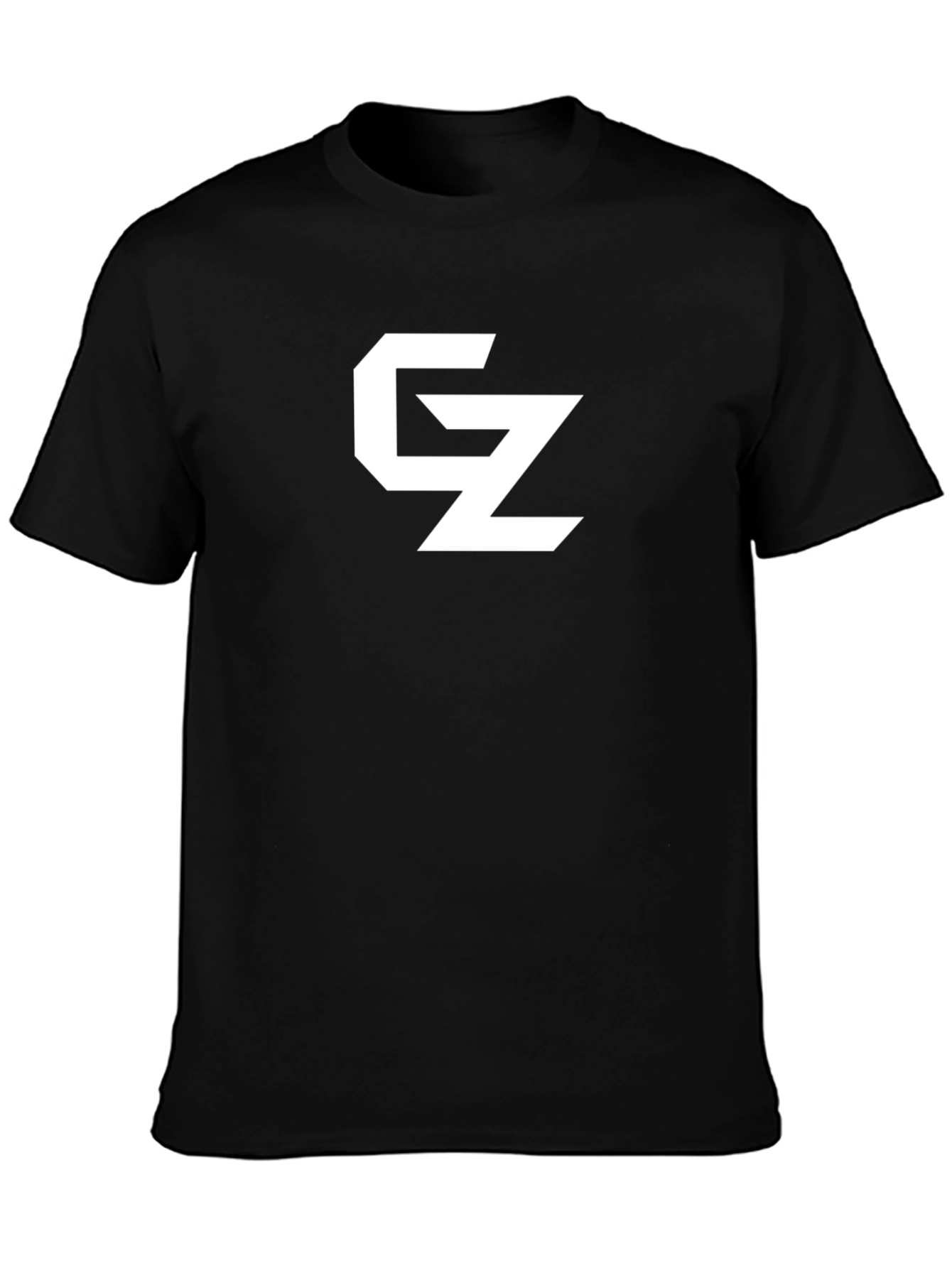 Stylish Black T-Shirt with White Logo
