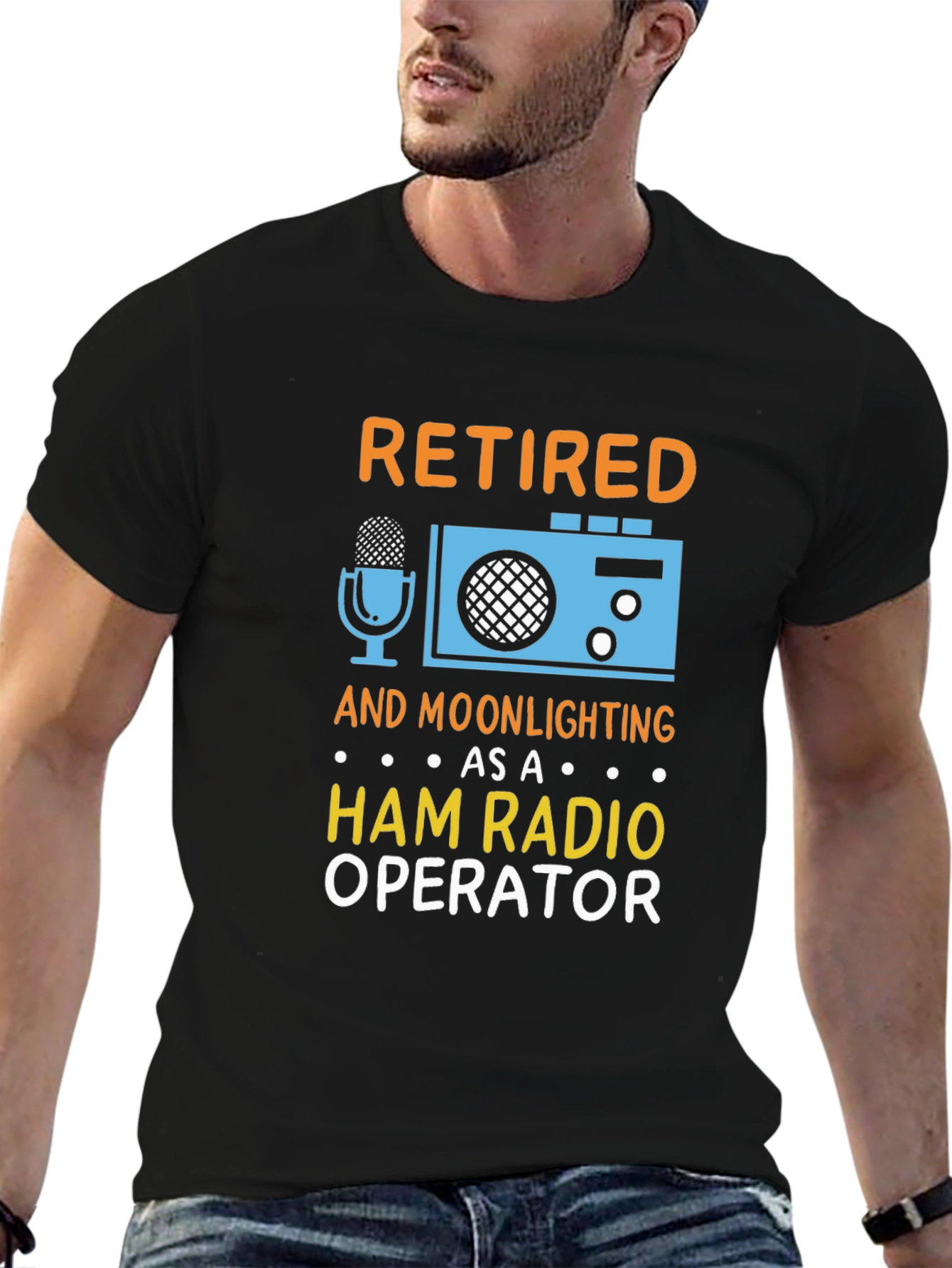 Retired Ham Radio Operator Graphic T-Shirt